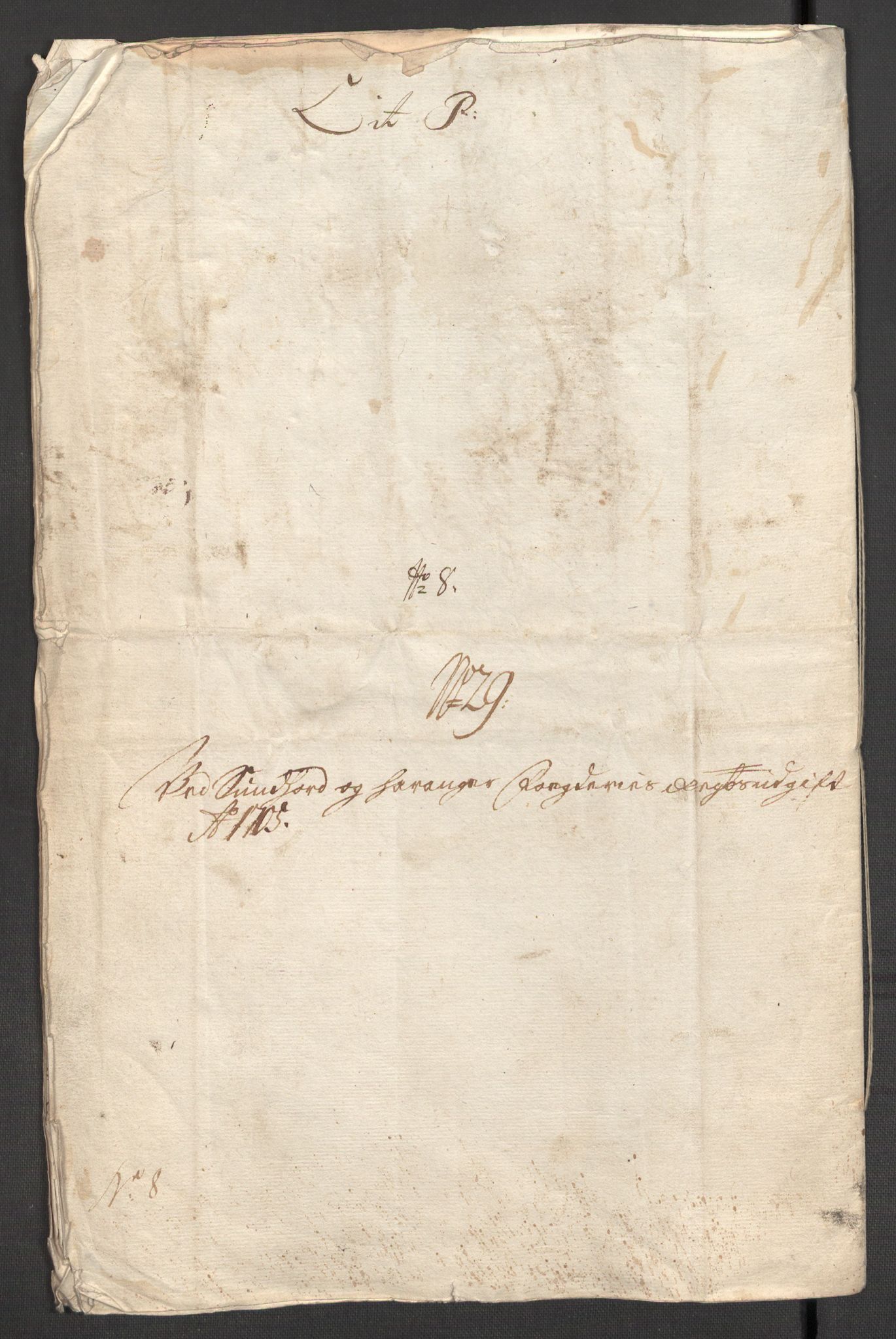 Rentekammeret inntil 1814, Reviderte regnskaper, Fogderegnskap, AV/RA-EA-4092/R48/L2983: Fogderegnskap Sunnhordland og Hardanger, 1705, s. 260