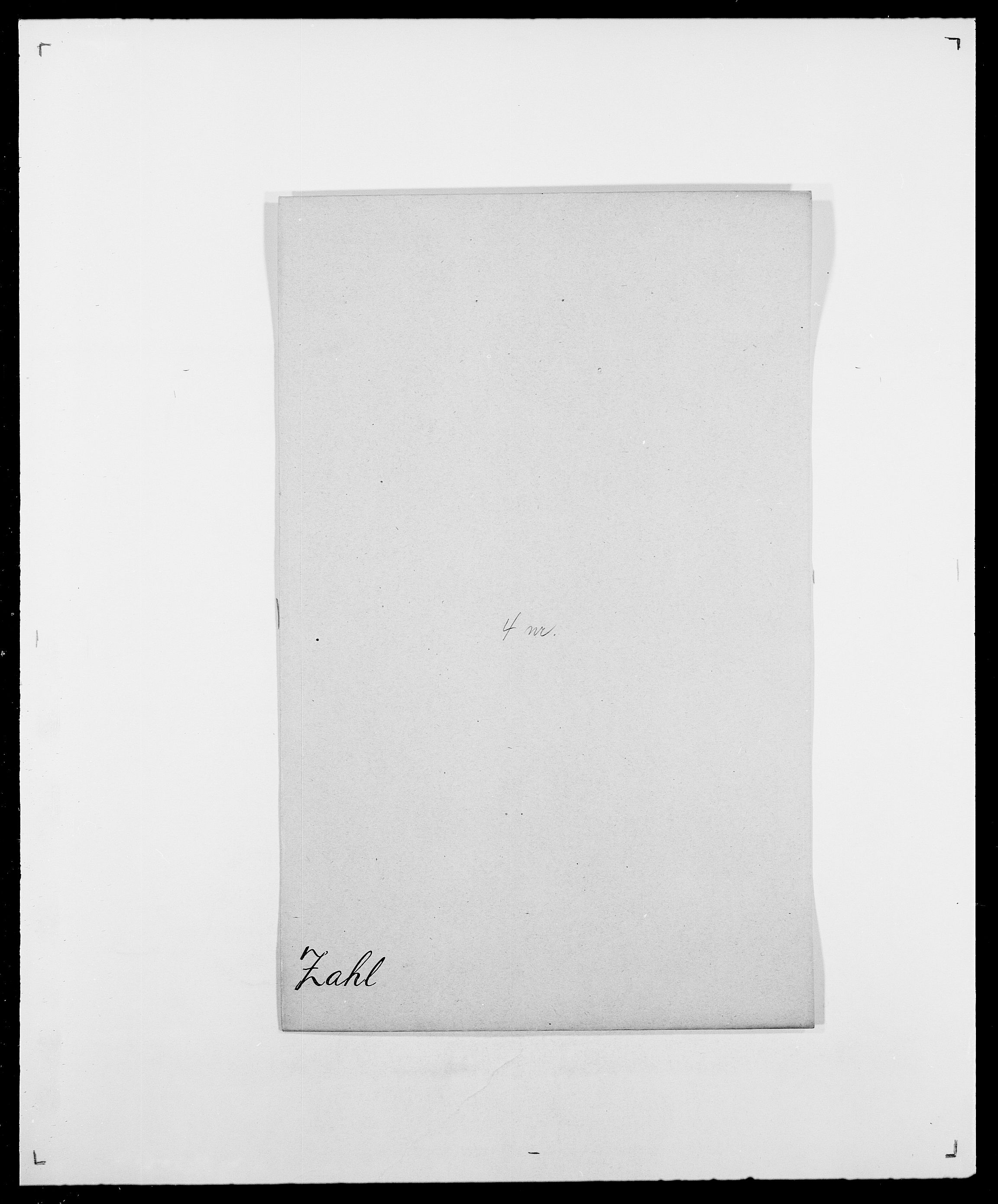 Delgobe, Charles Antoine - samling, AV/SAO-PAO-0038/D/Da/L0043: Wulfsberg - v. Zanten, s. 68