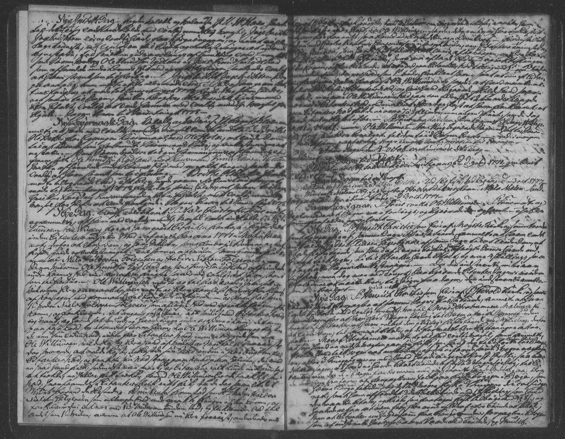 Sunnhordland sorenskrivar, SAB/A-2401/1/F/Faa/L0041: Tingbøker, 1777-1782, s. 1b-2a