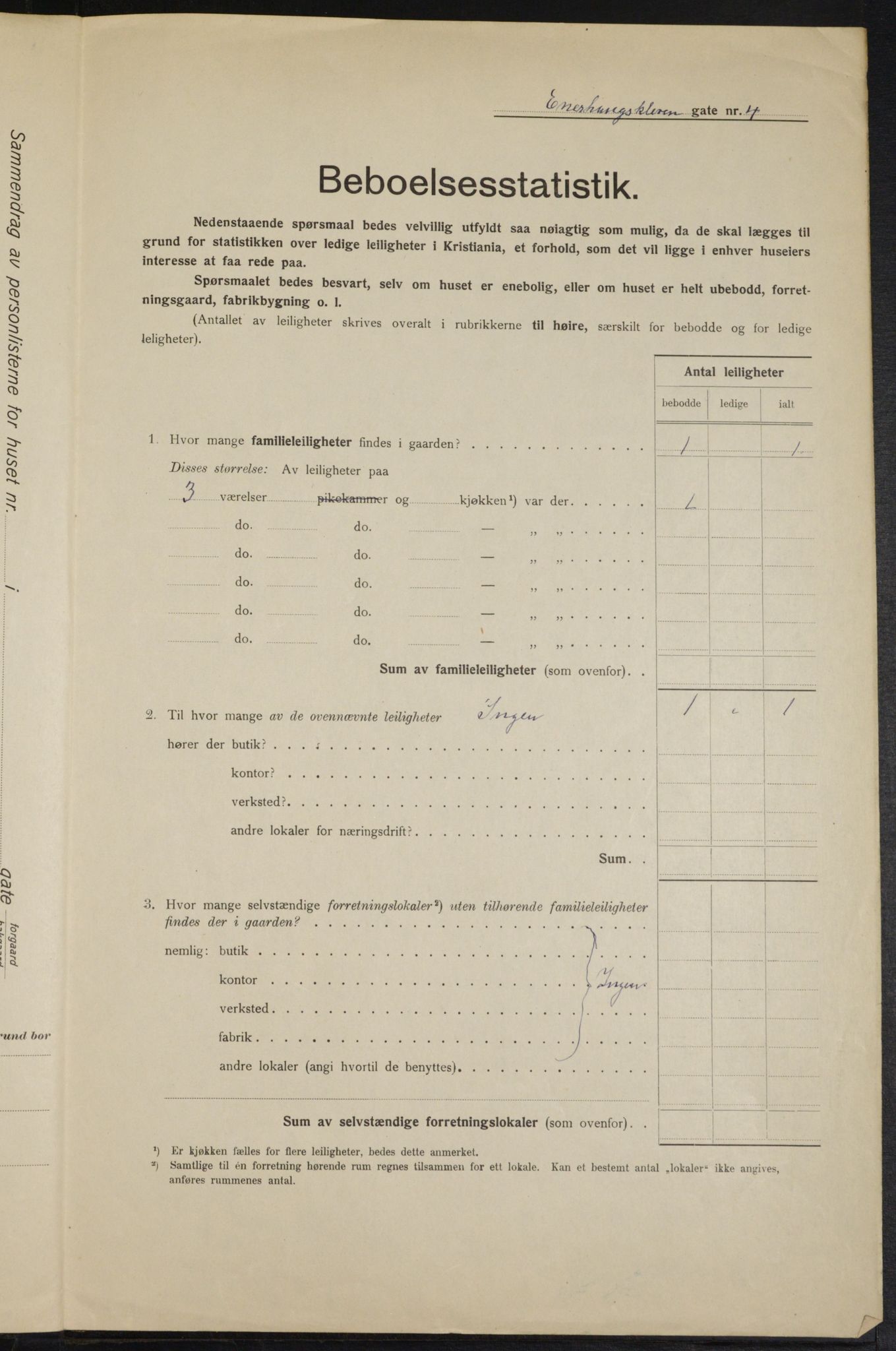 OBA, Kommunal folketelling 1.2.1915 for Kristiania, 1915, s. 21284