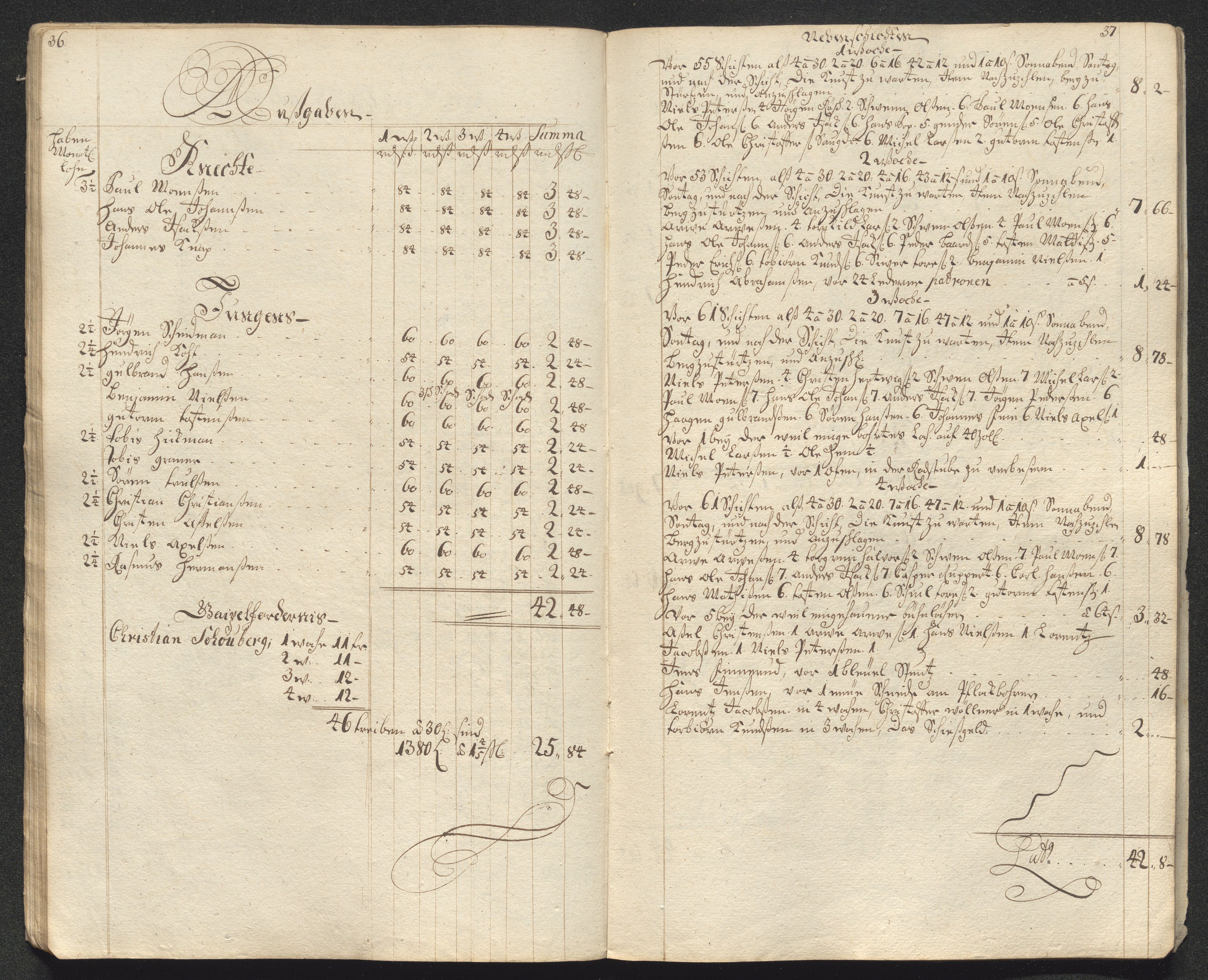 Kongsberg Sølvverk 1623-1816, AV/SAKO-EA-3135/001/D/Dc/Dcd/L0099: Utgiftsregnskap for gruver m.m., 1710, s. 70