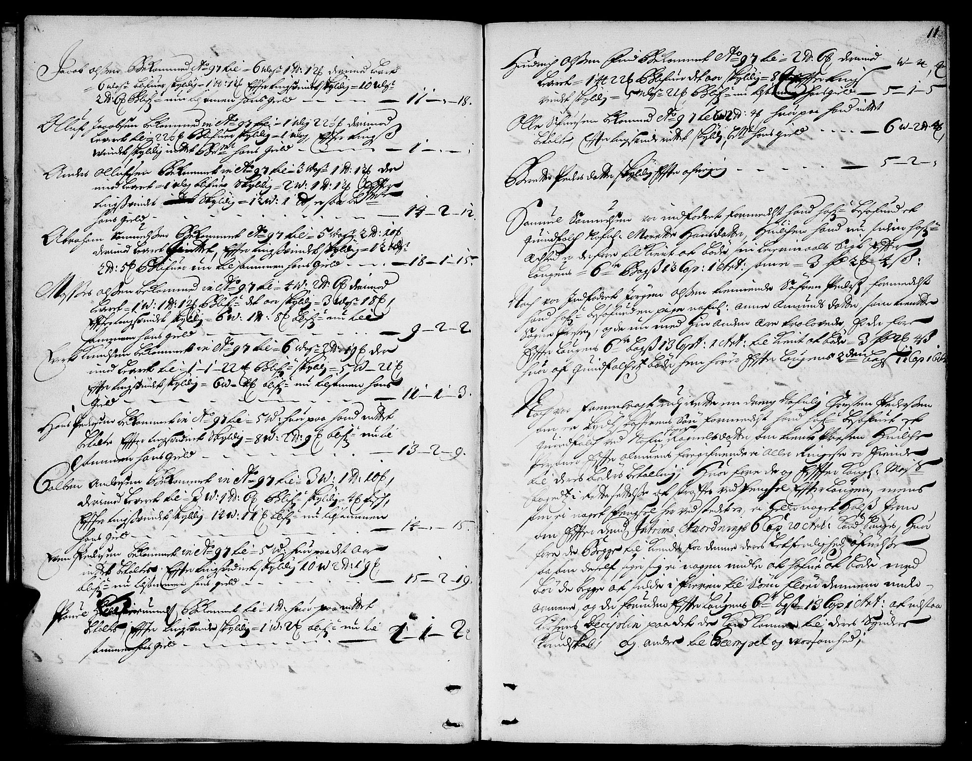 Finnmark sorenskriveri, AV/SATØ-S-0053/F/Fa/L0027: Justisprotokoller, 1698-1701, s. 10b-11a