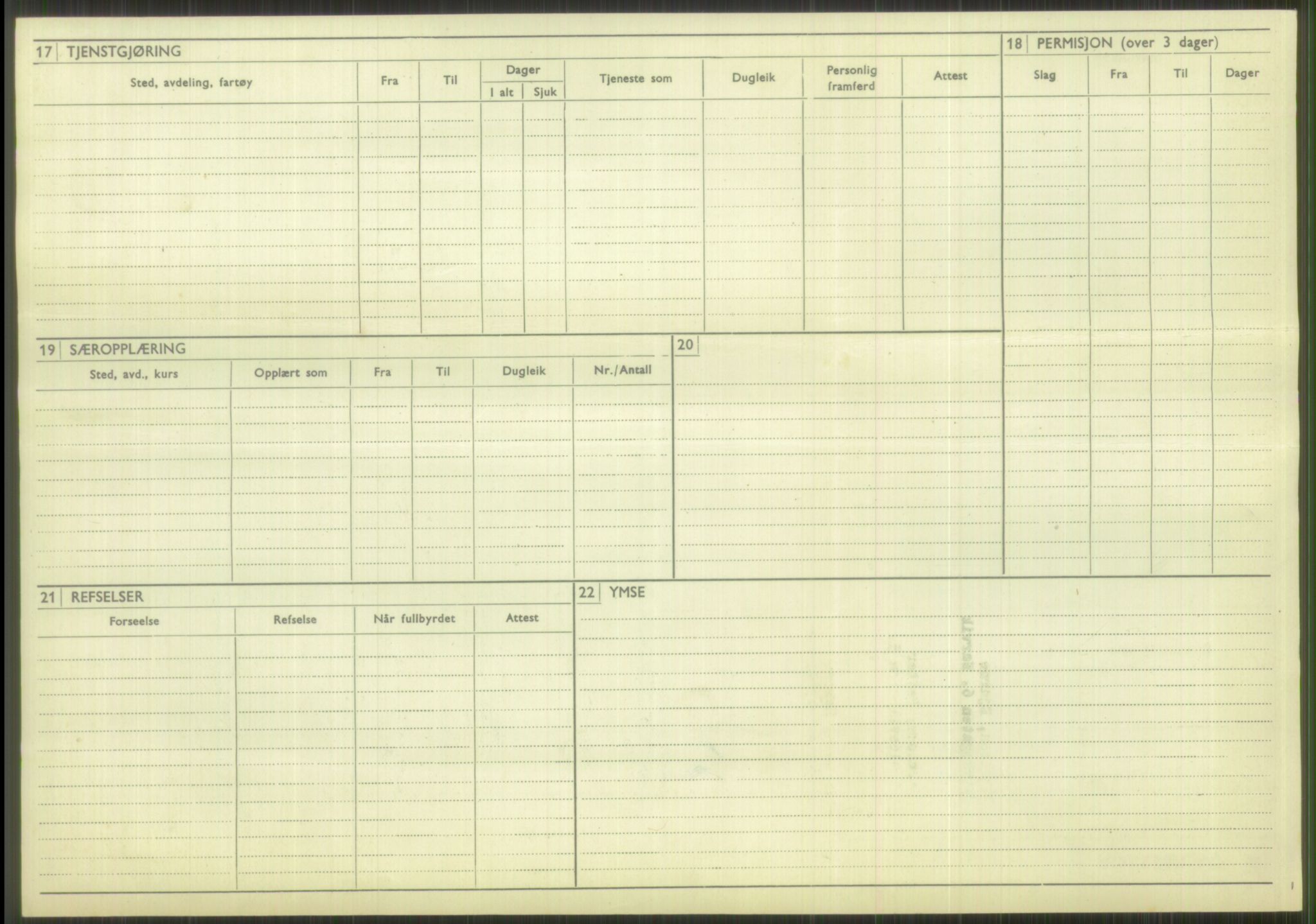 Forsvaret, Troms infanteriregiment nr. 16, AV/RA-RAFA-3146/P/Pa/L0014: Rulleblad for regimentets menige mannskaper, årsklasse 1930, 1930, s. 96