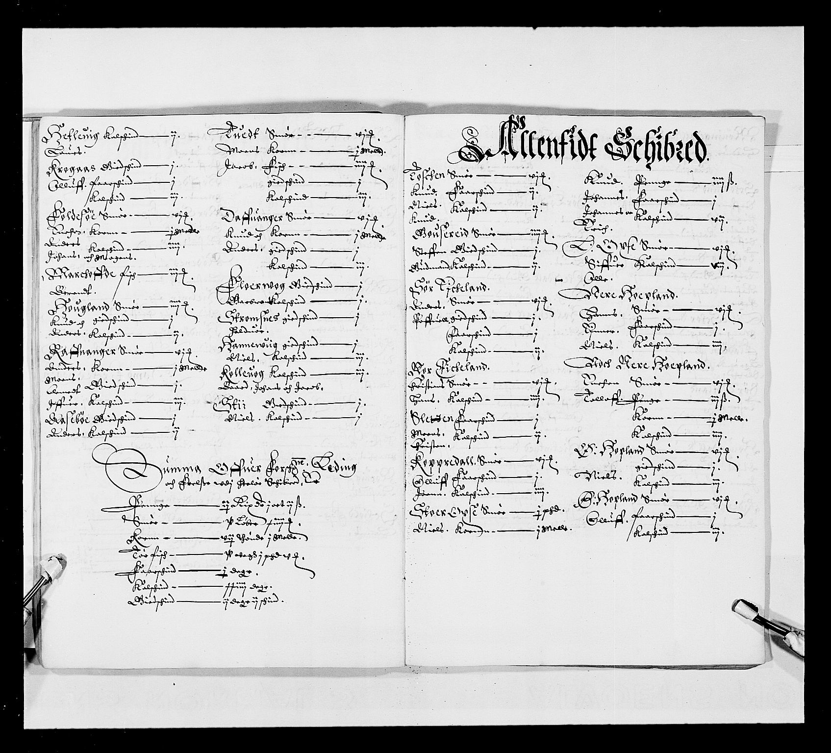 Stattholderembetet 1572-1771, RA/EA-2870/Ek/L0024/0002: Jordebøker 1633-1658: / Jordebøker for Bergenhus len, 1644-1645, s. 12
