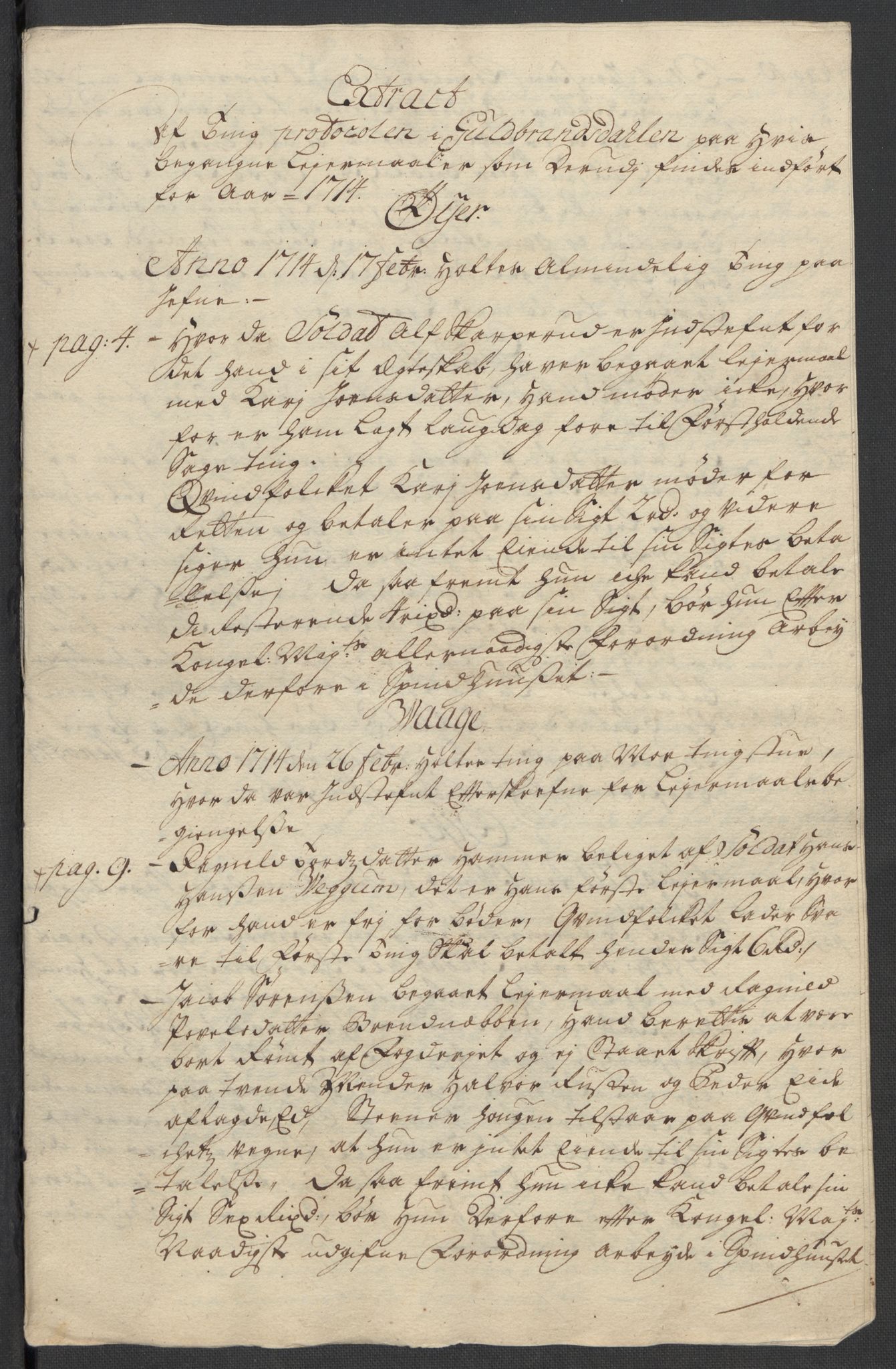 Rentekammeret inntil 1814, Reviderte regnskaper, Fogderegnskap, AV/RA-EA-4092/R17/L1183: Fogderegnskap Gudbrandsdal, 1714, s. 123