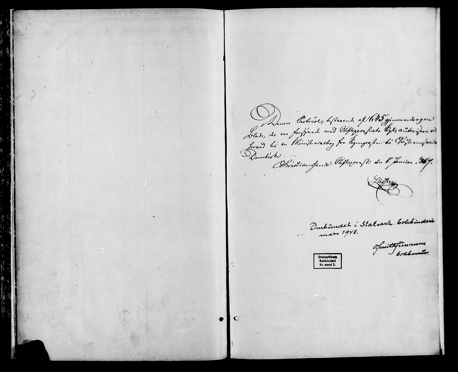 Kristiansand domprosti, AV/SAK-1112-0006/F/Fa/L0015: Ministerialbok nr. A 15, 1867-1880