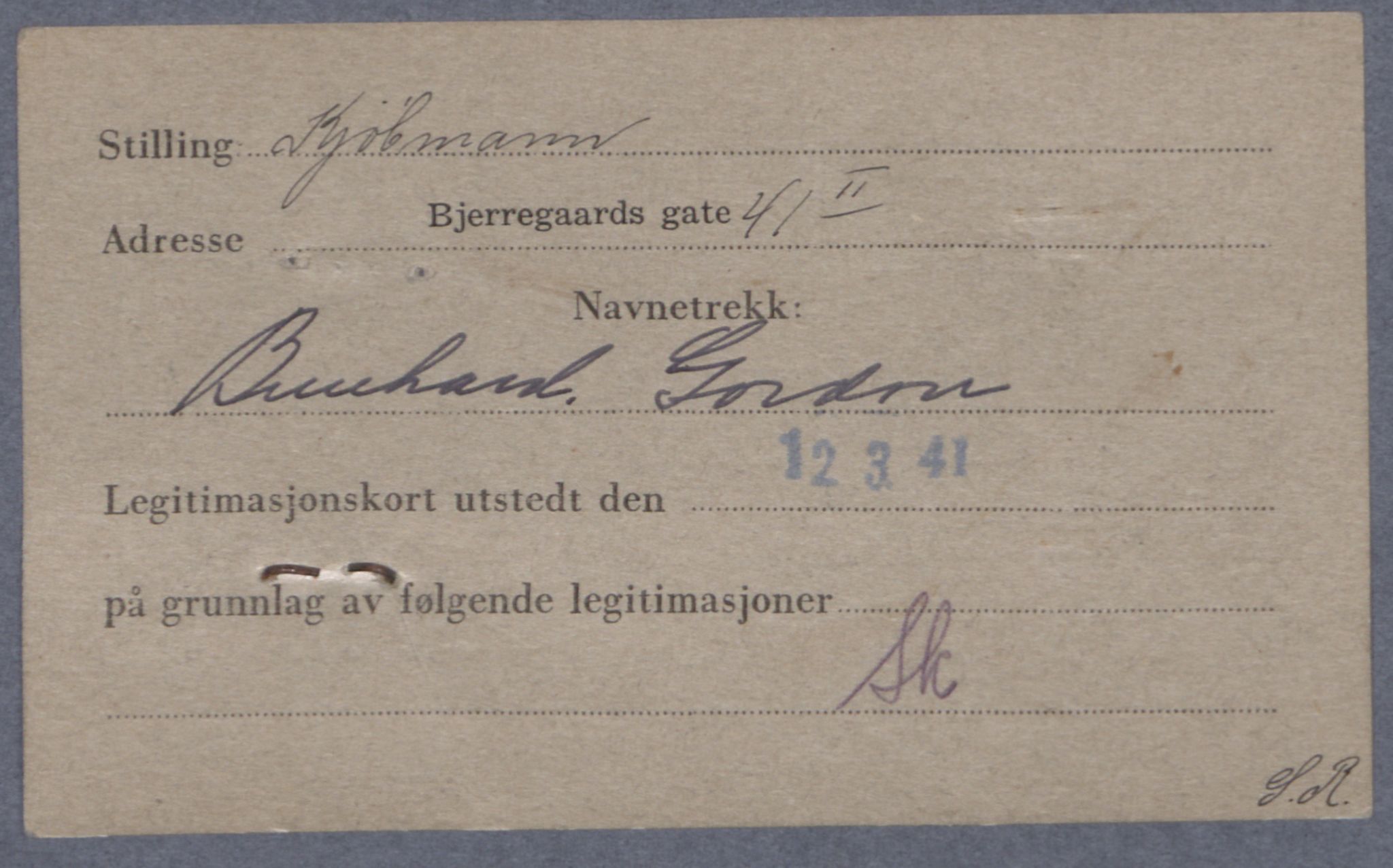 Sosialdepartementet, Våre Falne, RA/S-1708/E/Ee/L0021A: Fotografier av jøder på legitimasjonskort (1941-42), 1941-1942, s. 156