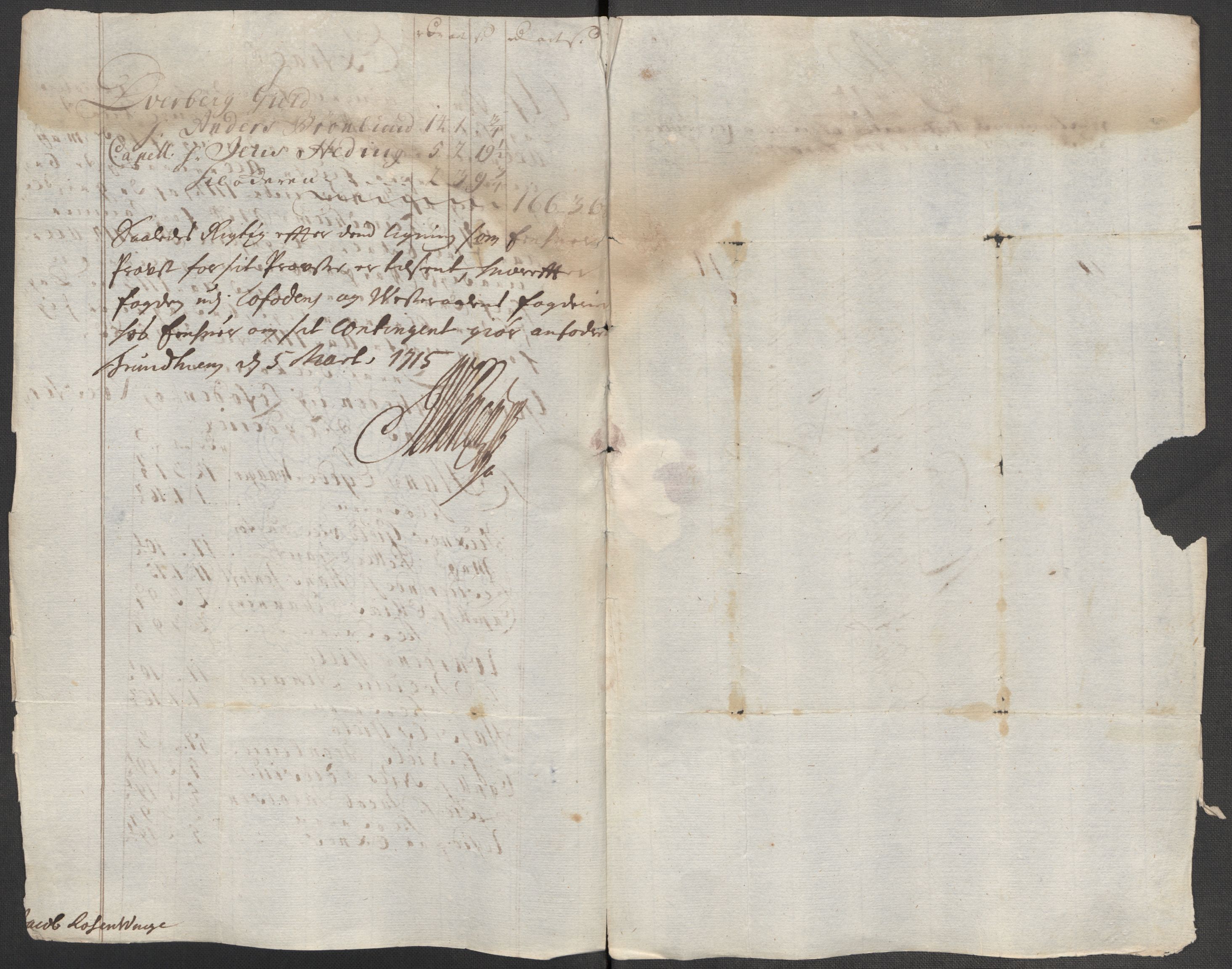 Rentekammeret inntil 1814, Reviderte regnskaper, Fogderegnskap, RA/EA-4092/R67/L4681: Fogderegnskap Vesterålen, Andenes og Lofoten, 1715, s. 107