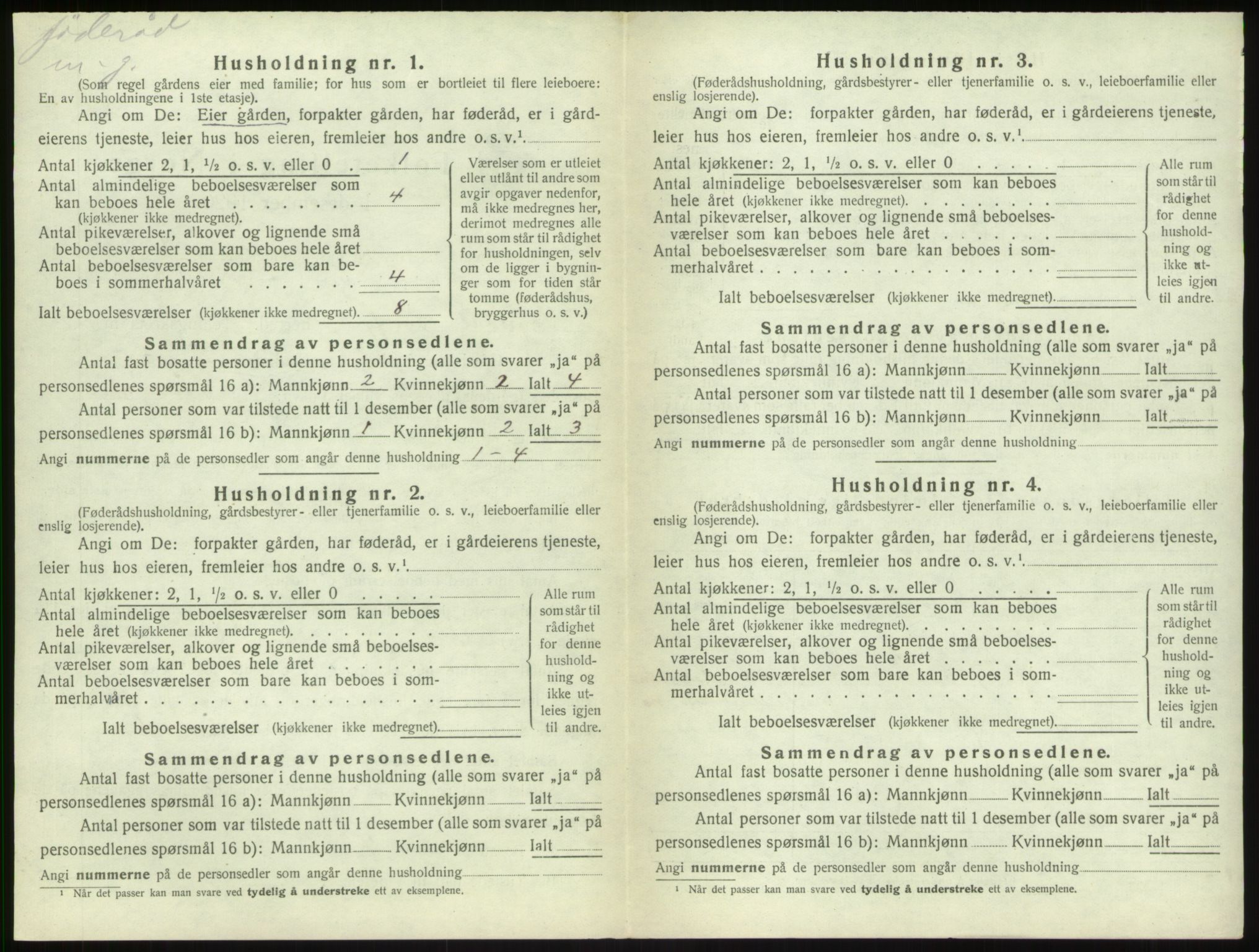 SAB, Folketelling 1920 for 1420 Sogndal herred, 1920, s. 1028