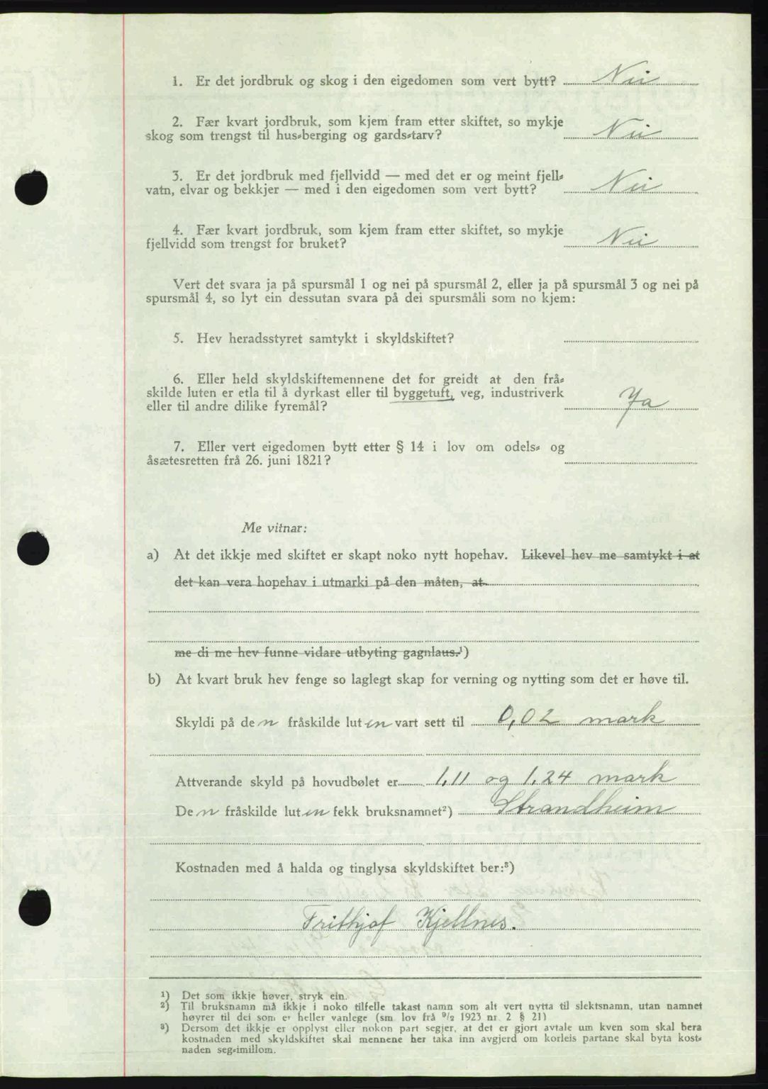 Romsdal sorenskriveri, AV/SAT-A-4149/1/2/2C: Pantebok nr. A21, 1946-1946, Dagboknr: 2841/1946