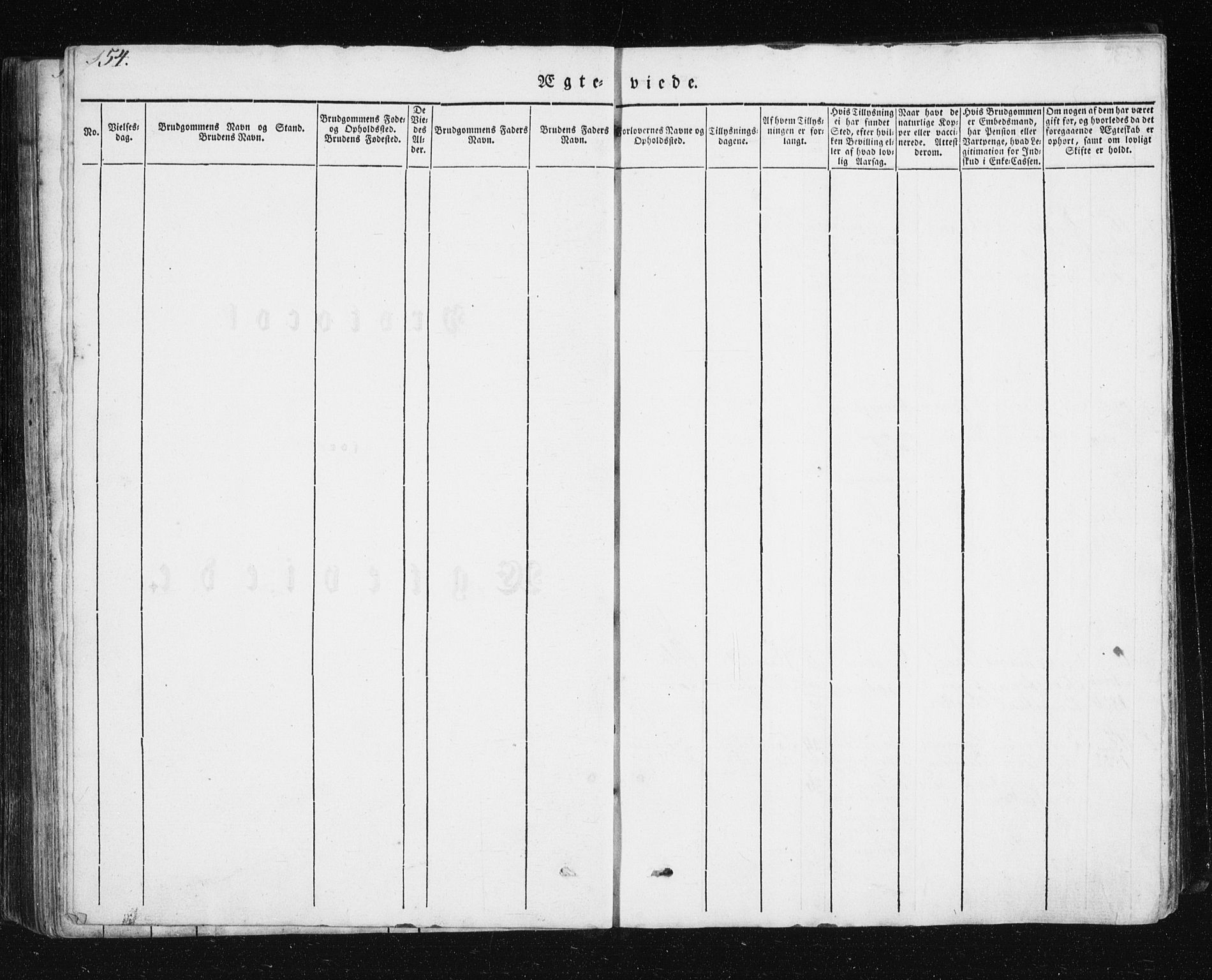 Berg sokneprestkontor, SATØ/S-1318/G/Ga/Gab/L0011klokker: Klokkerbok nr. 11, 1833-1878, s. 154