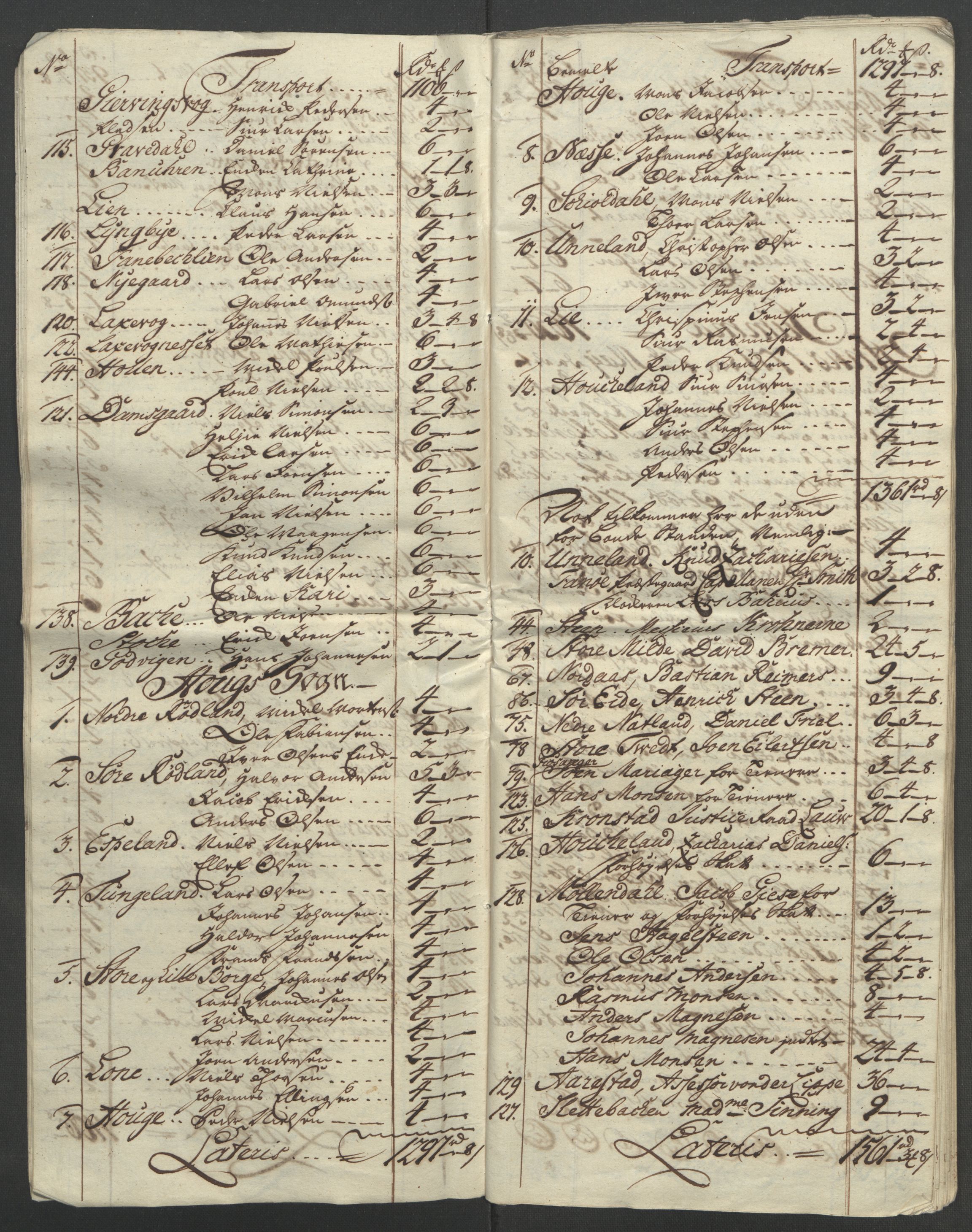 Rentekammeret inntil 1814, Reviderte regnskaper, Fogderegnskap, AV/RA-EA-4092/R51/L3303: Ekstraskatten Nordhordland og Voss, 1762-1772, s. 501