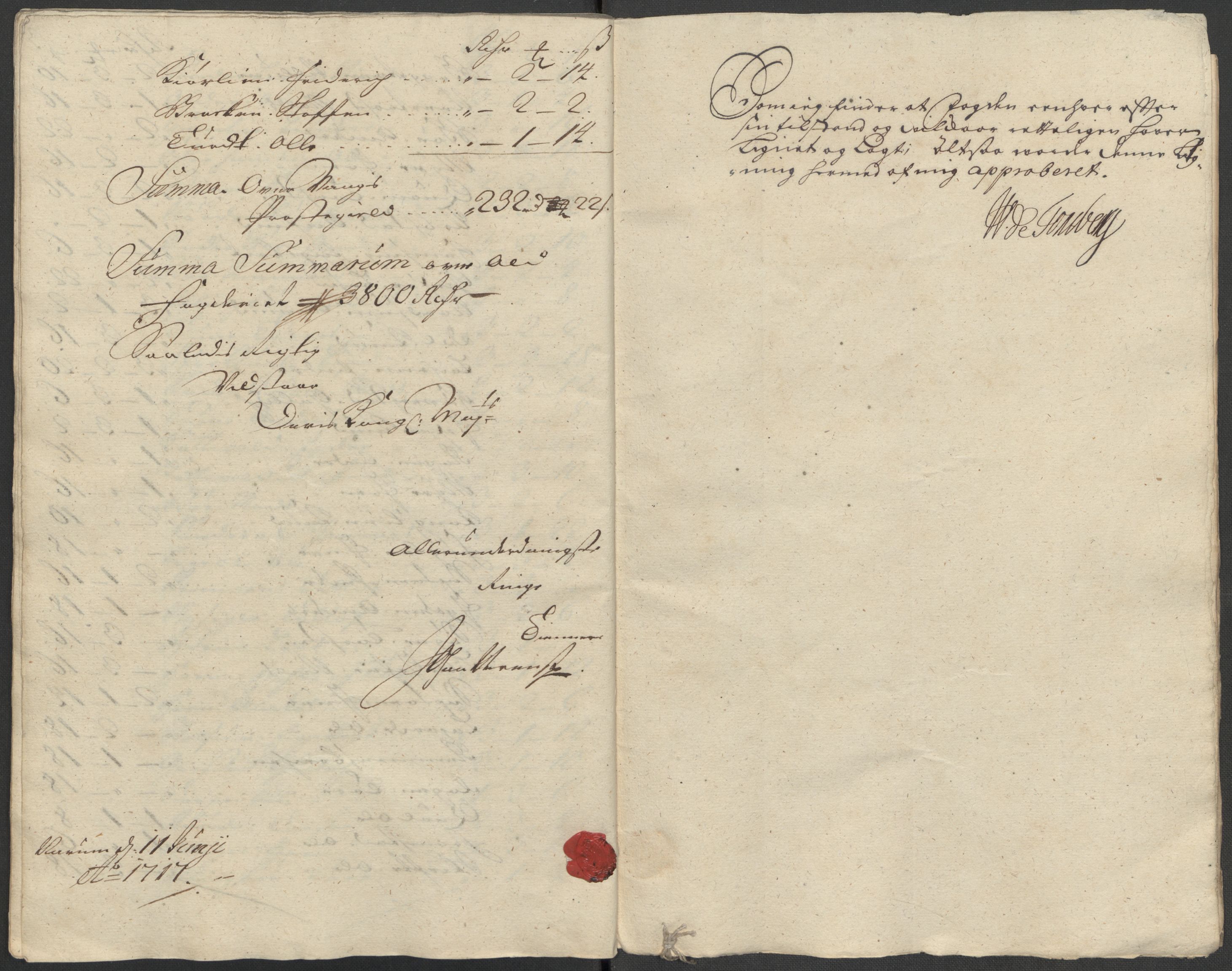 Rentekammeret inntil 1814, Reviderte regnskaper, Fogderegnskap, RA/EA-4092/R18/L1318: Fogderegnskap Hadeland, Toten og Valdres, 1717, s. 53