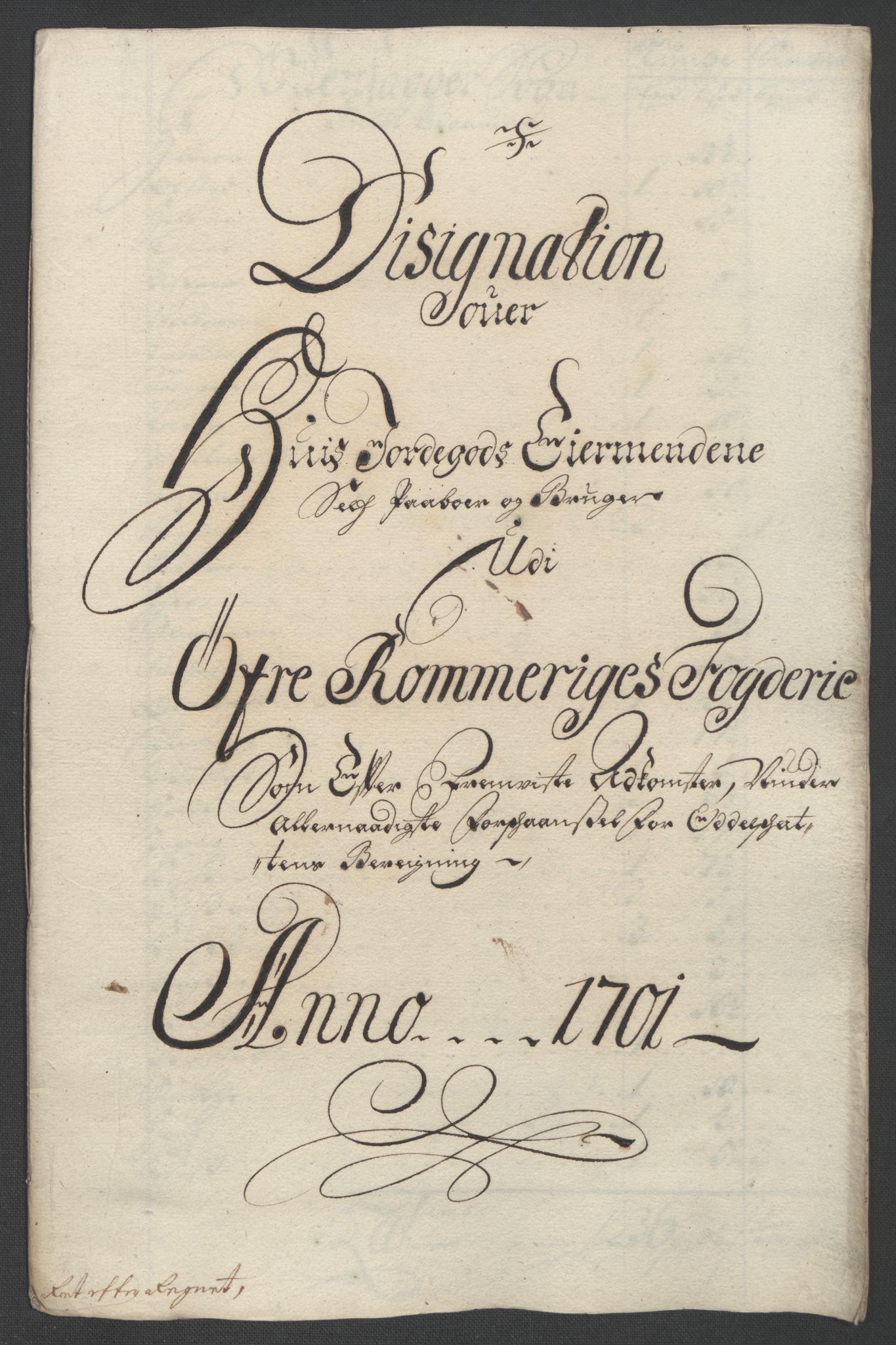 Rentekammeret inntil 1814, Reviderte regnskaper, Fogderegnskap, RA/EA-4092/R12/L0713: Fogderegnskap Øvre Romerike, 1701, s. 232