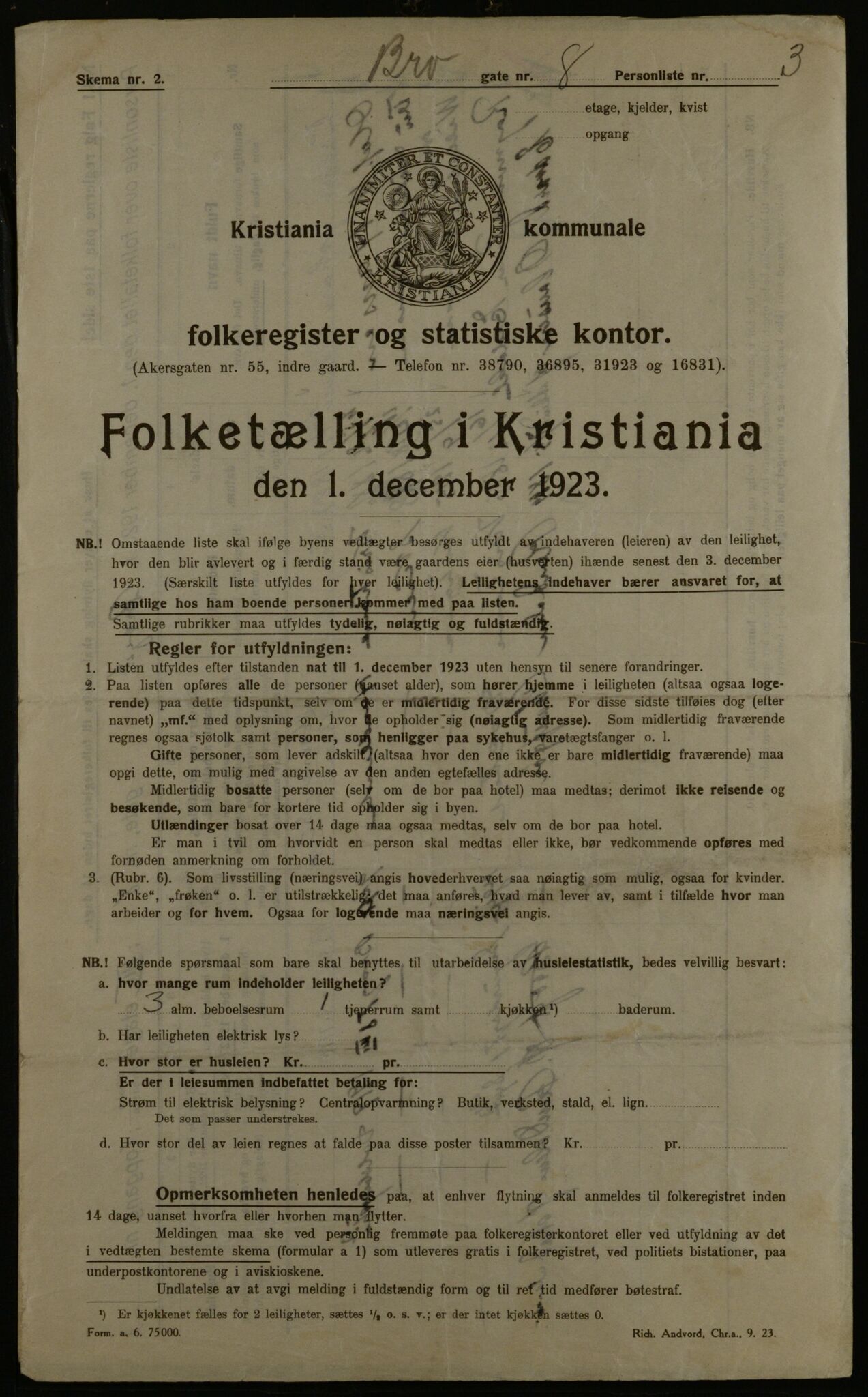 OBA, Kommunal folketelling 1.12.1923 for Kristiania, 1923, s. 10859