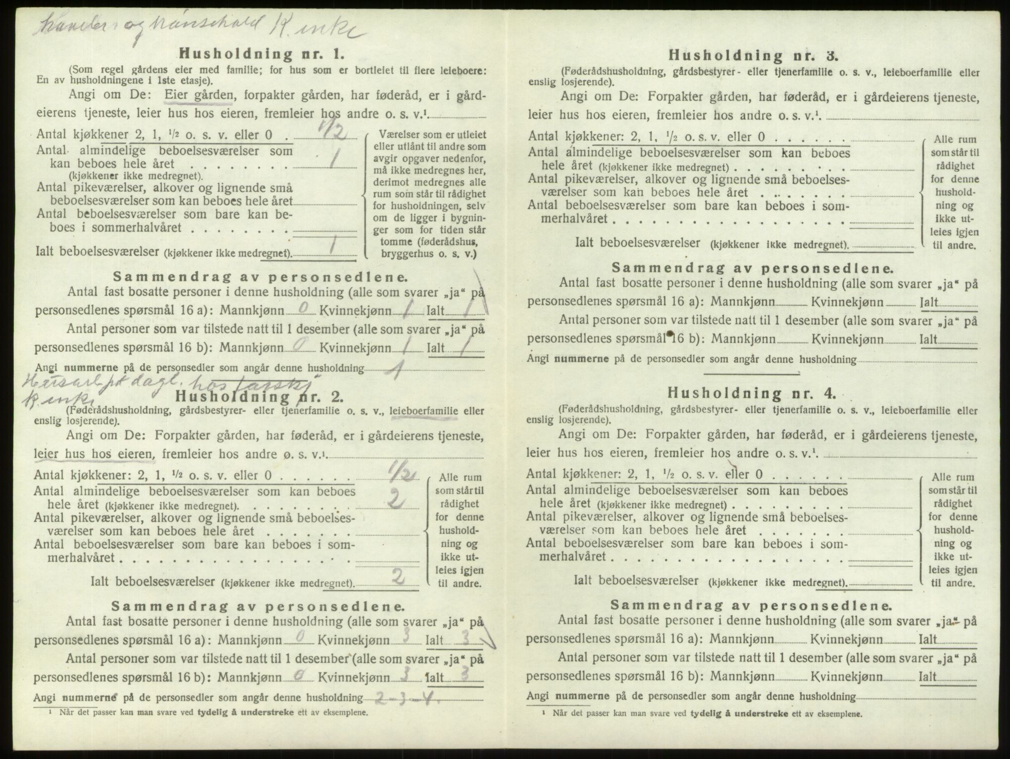 SAO, Folketelling 1920 for 0111 Hvaler herred, 1920, s. 542