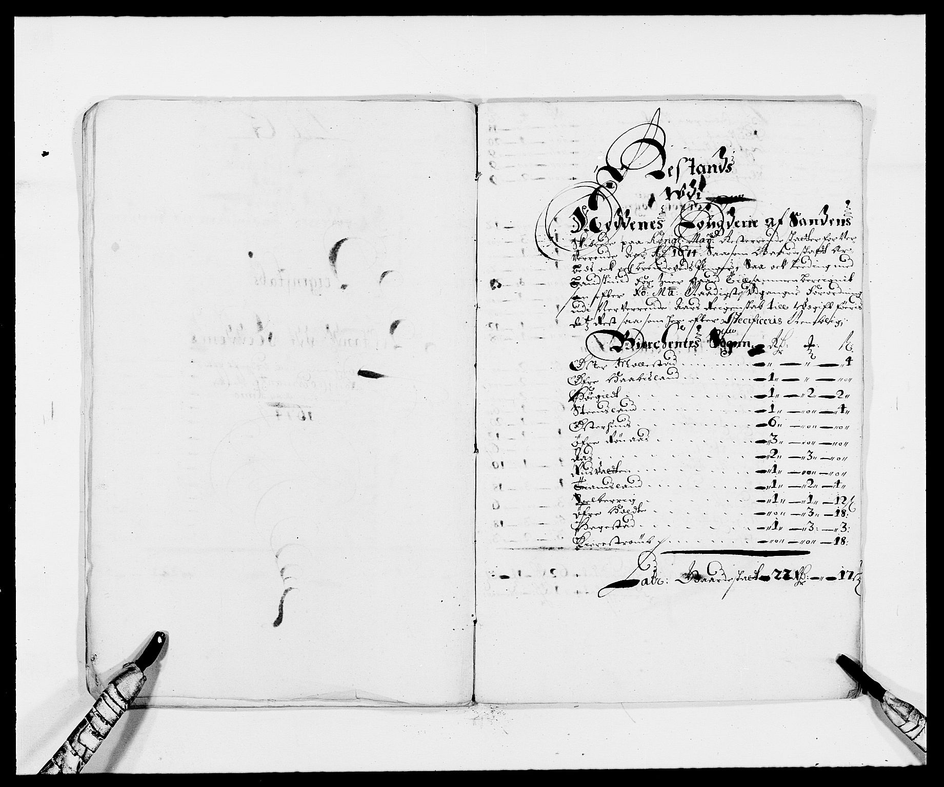 Rentekammeret inntil 1814, Reviderte regnskaper, Fogderegnskap, AV/RA-EA-4092/R39/L2300: Fogderegnskap Nedenes, 1672-1674, s. 418