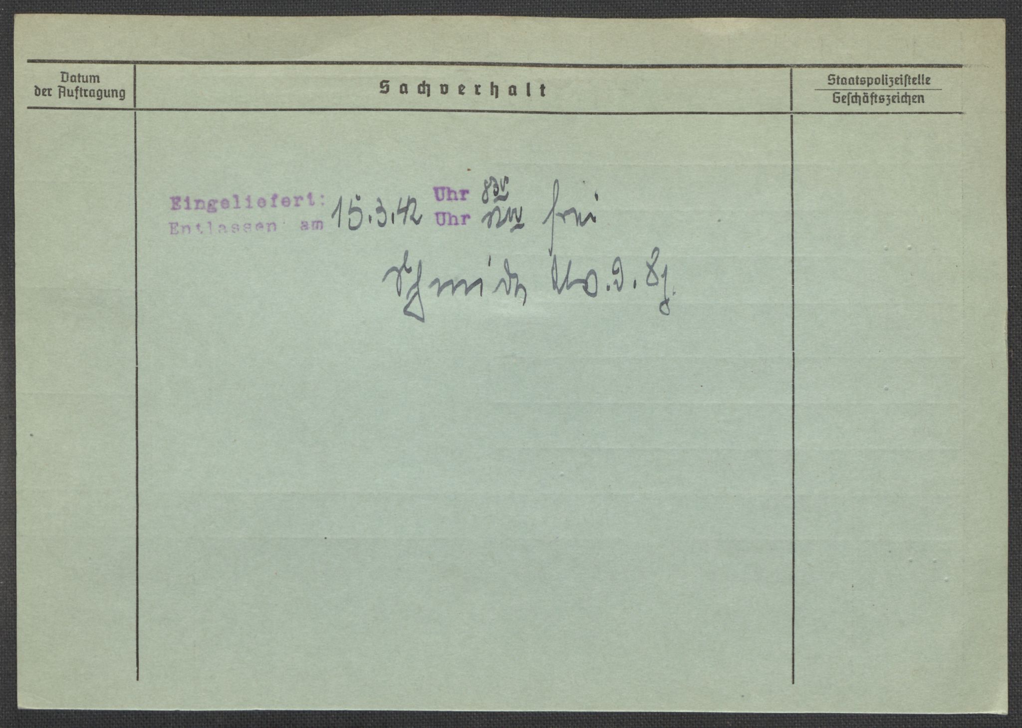 Befehlshaber der Sicherheitspolizei und des SD, AV/RA-RAFA-5969/E/Ea/Eaa/L0008: Register over norske fanger i Møllergata 19: Oelze-Ru, 1940-1945, s. 903