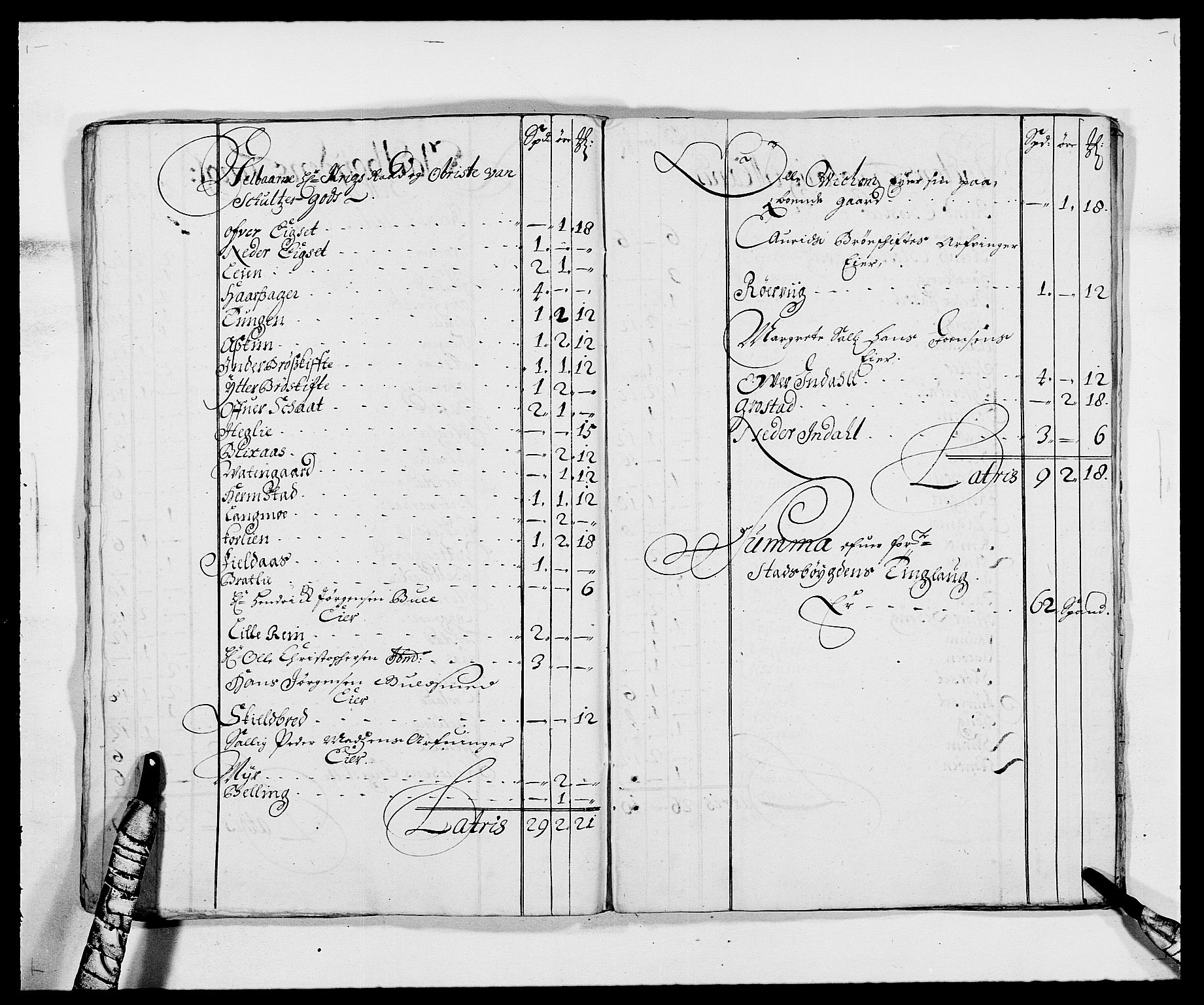 Rentekammeret inntil 1814, Reviderte regnskaper, Fogderegnskap, RA/EA-4092/R57/L3846: Fogderegnskap Fosen, 1688, s. 120