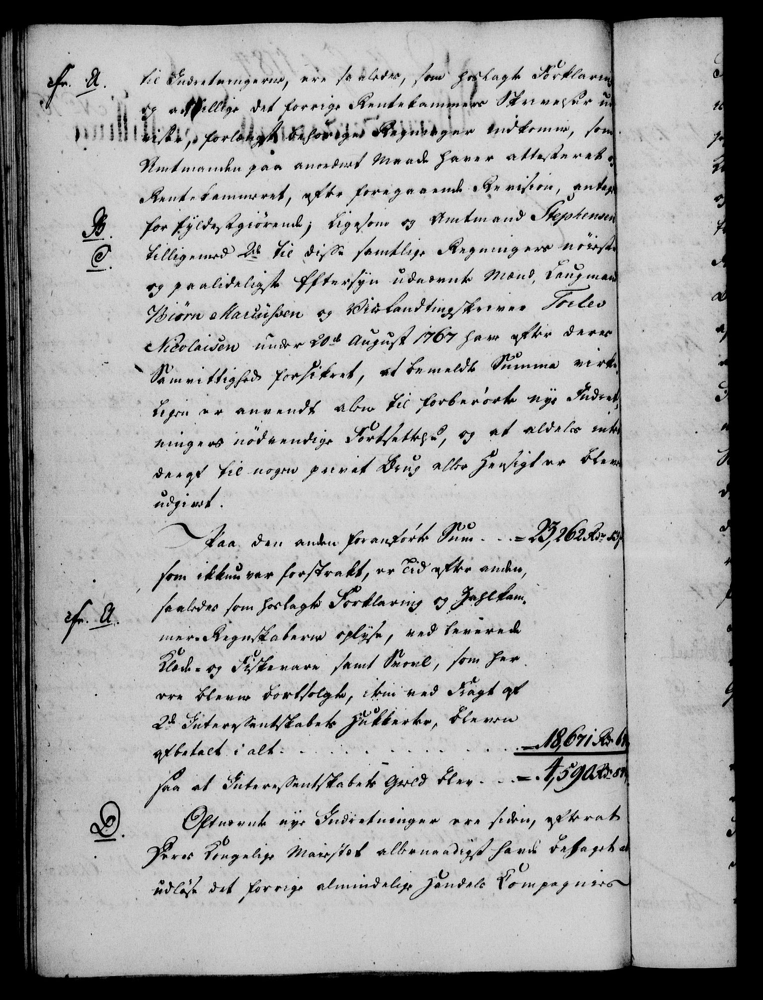 Rentekammeret, Kammerkanselliet, RA/EA-3111/G/Gf/Gfa/L0066: Norsk relasjons- og resolusjonsprotokoll (merket RK 52.66), 1784, s. 535