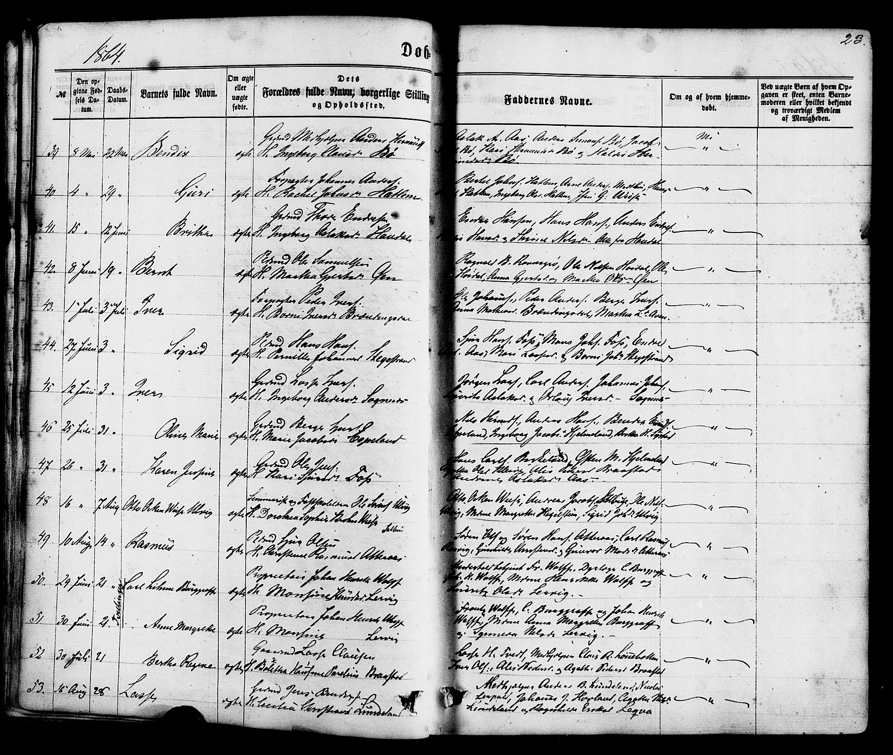 Hyllestad sokneprestembete, AV/SAB-A-80401: Ministerialbok nr. A 1, 1861-1886, s. 23