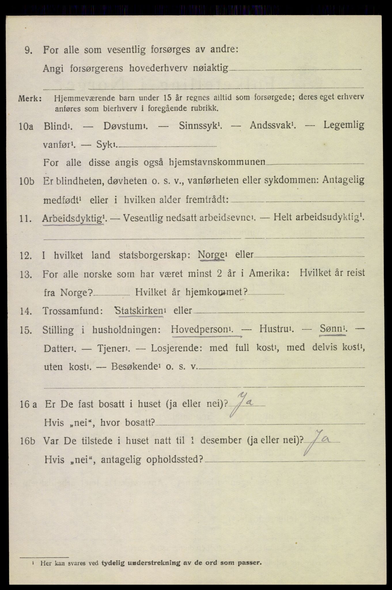 SAH, Folketelling 1920 for 0512 Lesja herred, 1920, s. 3710