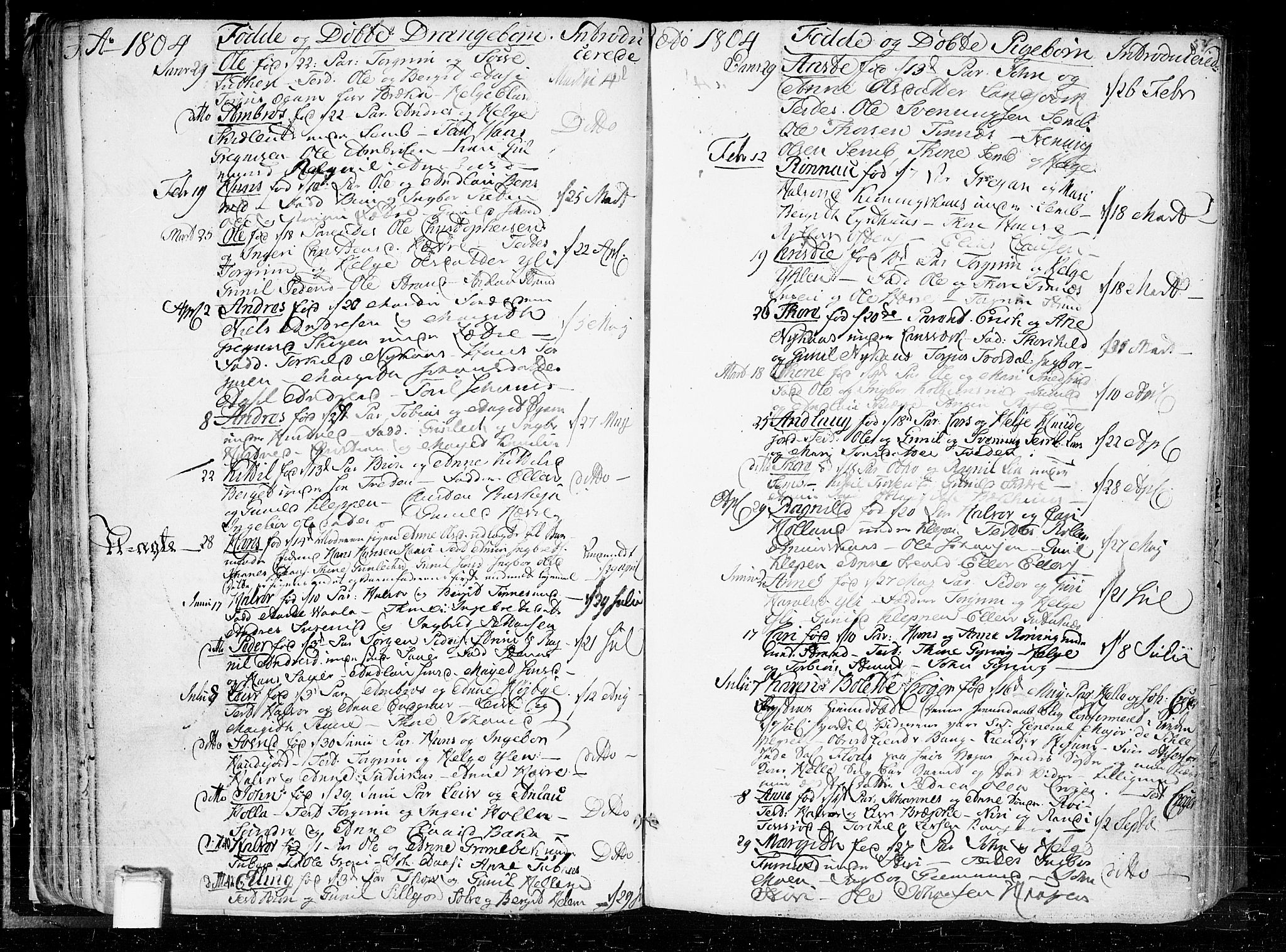 Heddal kirkebøker, AV/SAKO-A-268/F/Fa/L0004: Ministerialbok nr. I 4, 1784-1814, s. 54