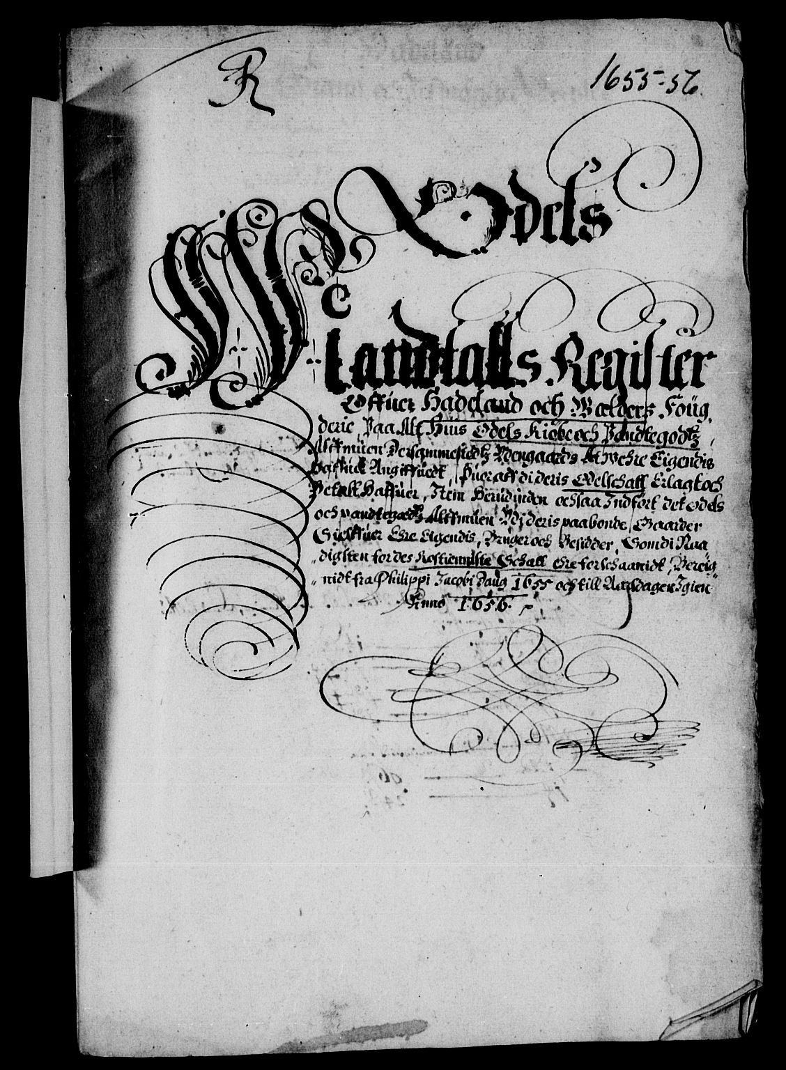 Rentekammeret inntil 1814, Reviderte regnskaper, Lensregnskaper, AV/RA-EA-5023/R/Rb/Rba/L0229: Akershus len, 1654-1656