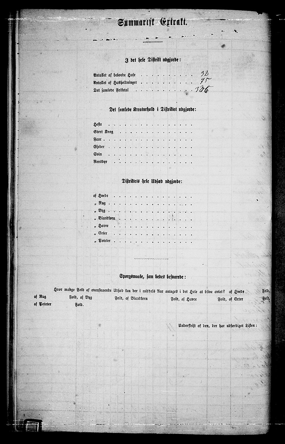 RA, Folketelling 1865 for 0218aP Vestre Aker prestegjeld, 1865, s. 245