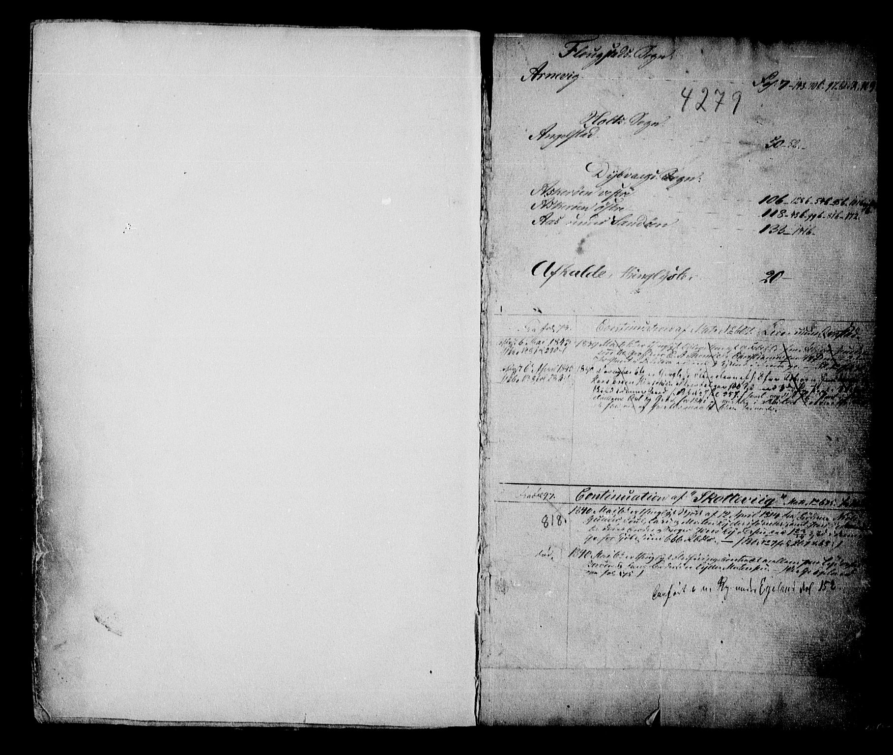 Holt sorenskriveri, SAK/1221-0002/G/Ga/L0004: Panteregister nr. 4, 1795-1840