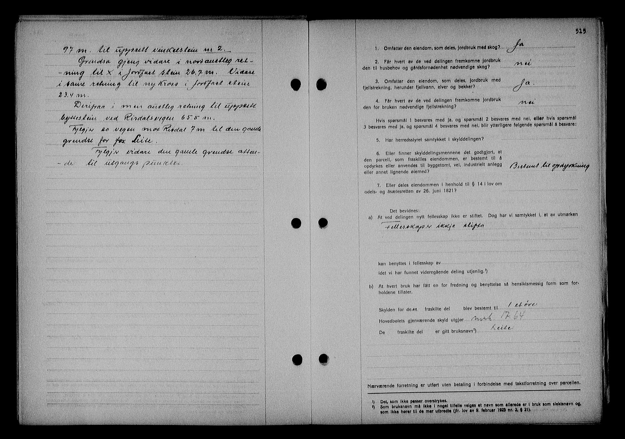 Nedenes sorenskriveri, SAK/1221-0006/G/Gb/Gba/L0043: Pantebok nr. 39, 1936-1937, Dagboknr: 547/1937