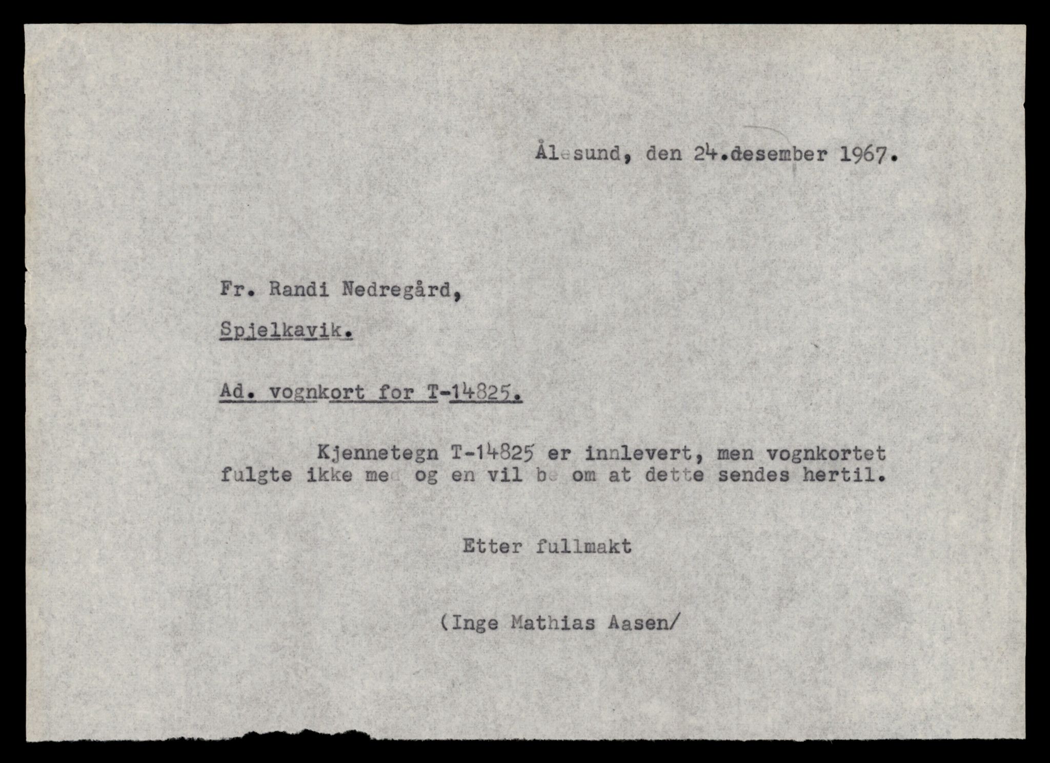 Møre og Romsdal vegkontor - Ålesund trafikkstasjon, AV/SAT-A-4099/F/Fe/L0048: Registreringskort for kjøretøy T 14721 - T 14863, 1927-1998, s. 2347