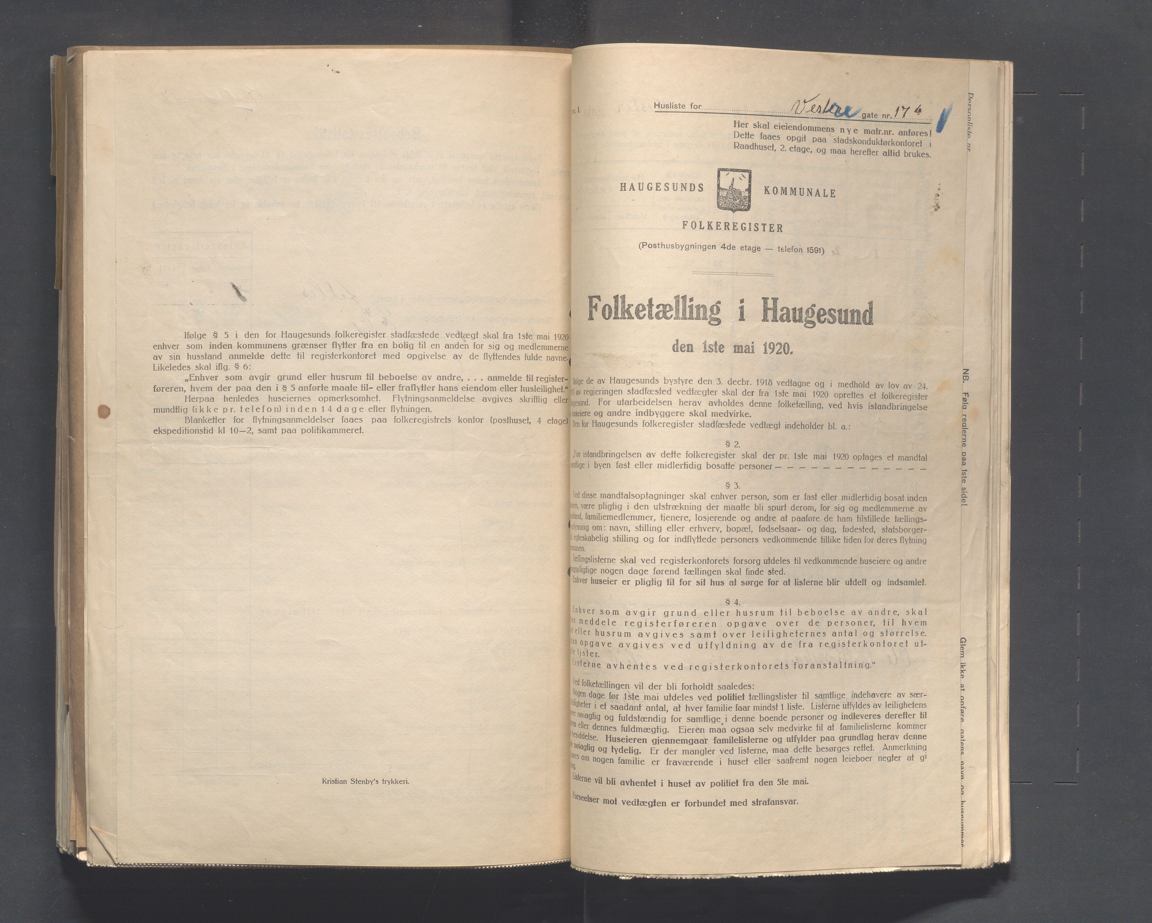 IKAR, Kommunal folketelling 1.5.1920 for Haugesund, 1920, s. 6315