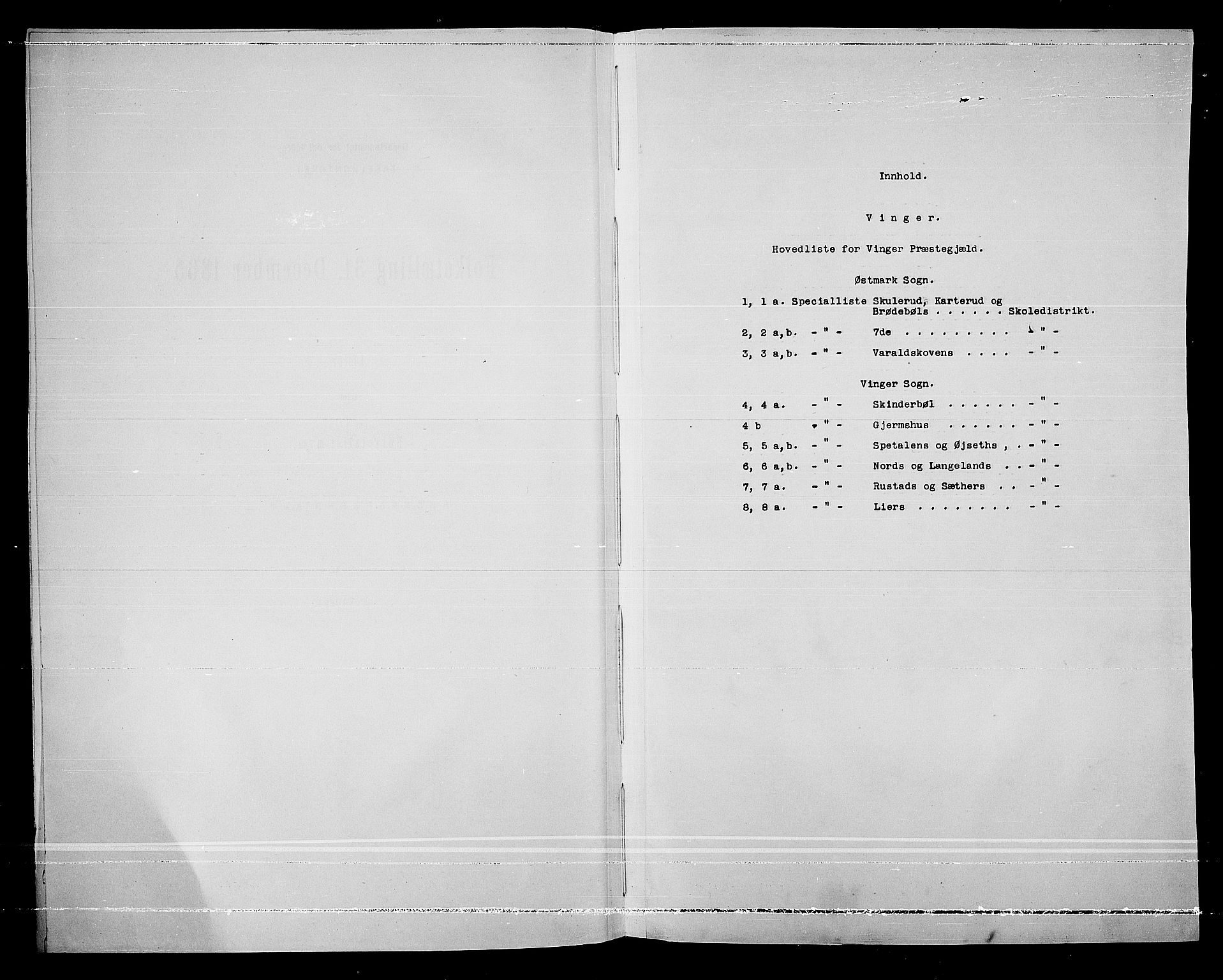 RA, Folketelling 1865 for 0421L Vinger prestegjeld, Vinger sokn og Austmarka sokn, 1865, s. 4