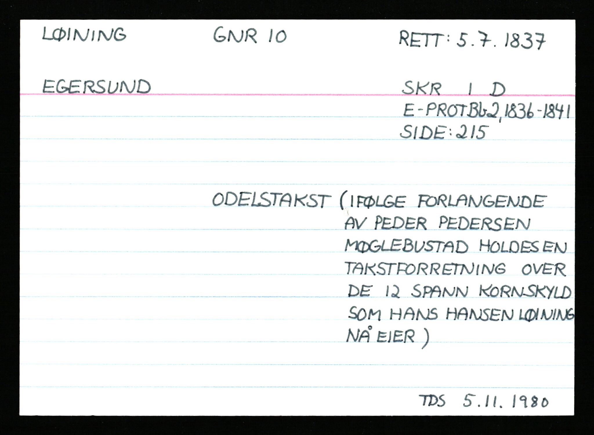 Statsarkivet i Stavanger, AV/SAST-A-101971/03/Y/Ym/L0037: Åstedskort sortert etter gårdsnavn: Lædre - Mauland, 1600-1950, s. 82
