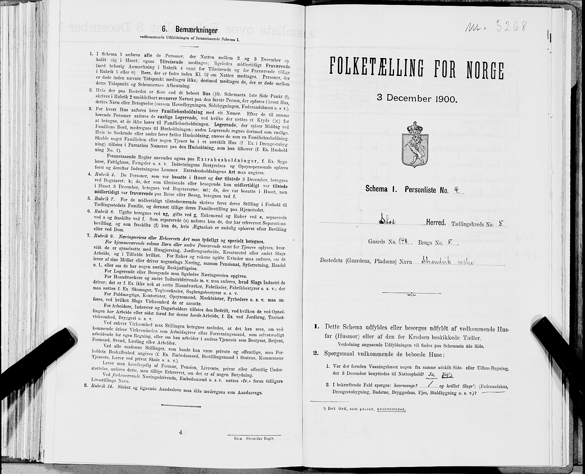 SAT, Folketelling 1900 for 1734 Stod herred, 1900, s. 769