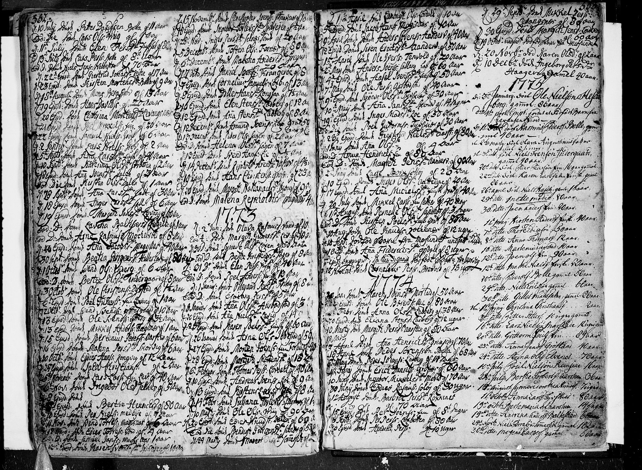 Ibestad sokneprestembete, AV/SATØ-S-0077/H/Ha/Haa/L0002kirke: Ministerialbok nr. 2, 1751-1775, s. 552-553