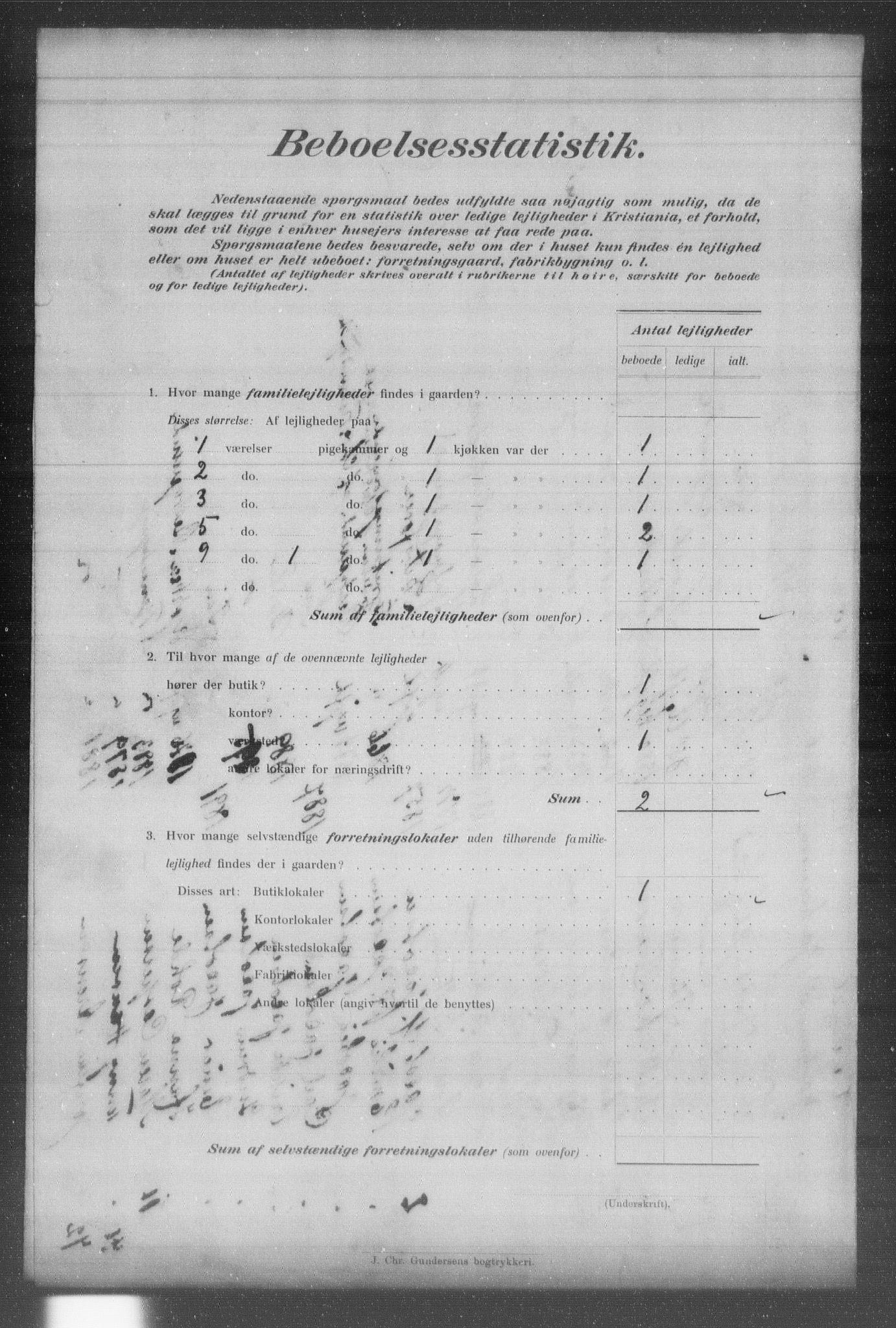 OBA, Kommunal folketelling 31.12.1903 for Kristiania kjøpstad, 1903, s. 9692