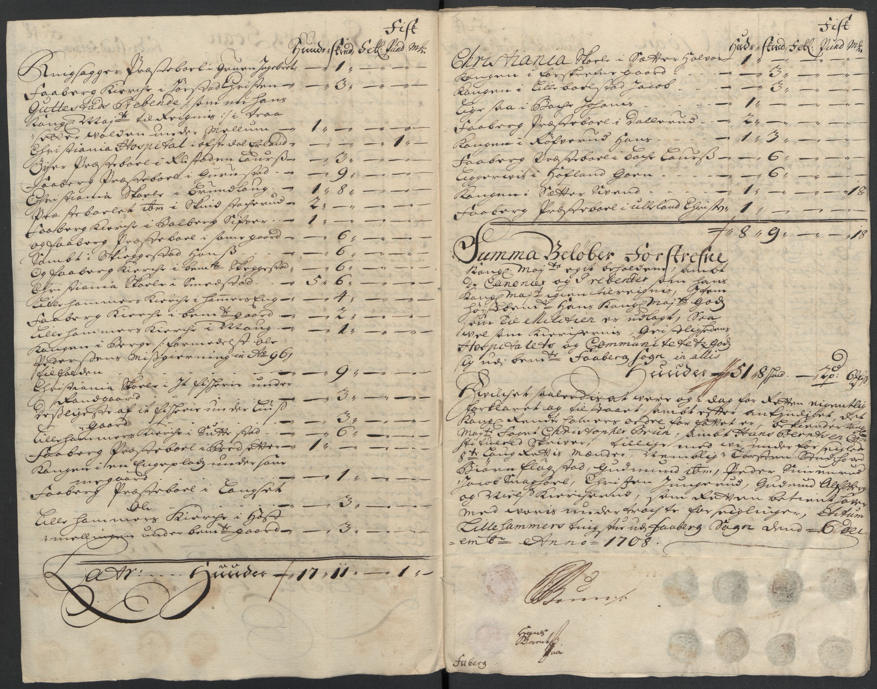 Rentekammeret inntil 1814, Reviderte regnskaper, Fogderegnskap, AV/RA-EA-4092/R17/L1179: Fogderegnskap Gudbrandsdal, 1708-1710, s. 92