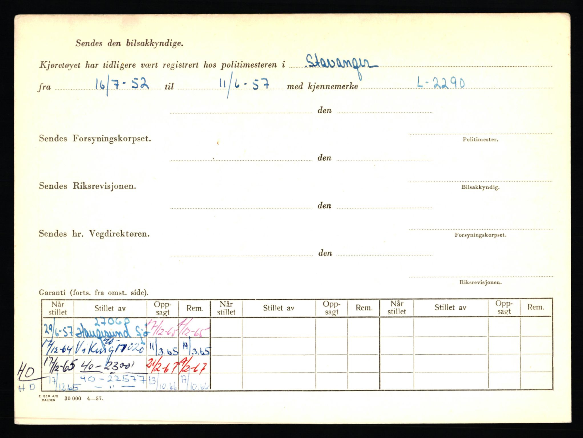 Stavanger trafikkstasjon, SAST/A-101942/0/F/L0019: L-10500 - L-10999, 1930-1971, s. 42