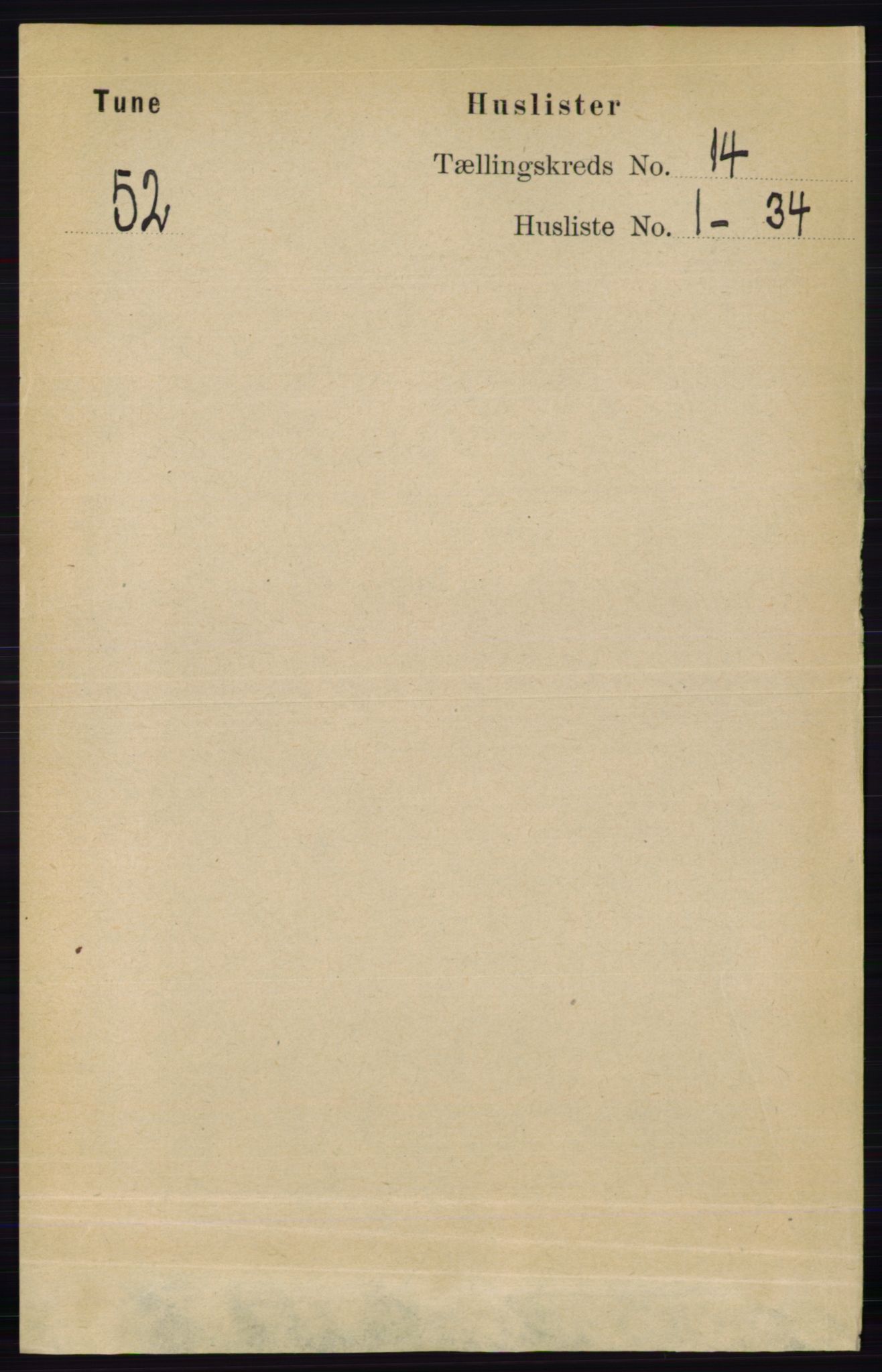 RA, Folketelling 1891 for 0130 Tune herred, 1891, s. 7885