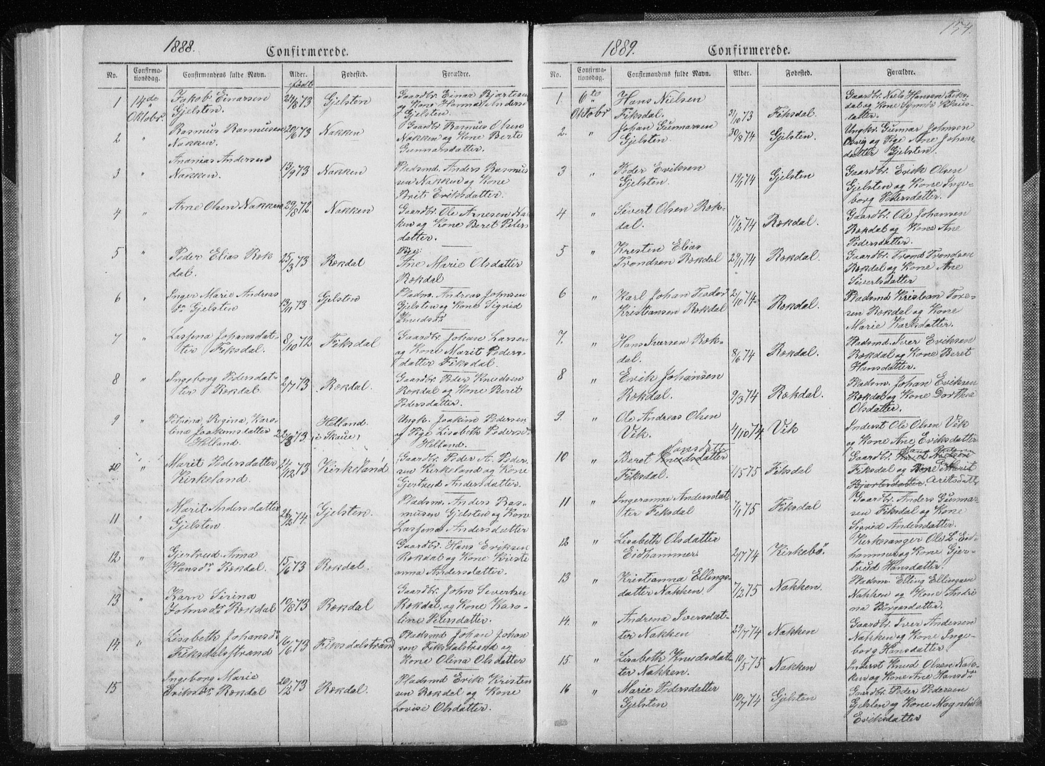 Ministerialprotokoller, klokkerbøker og fødselsregistre - Møre og Romsdal, AV/SAT-A-1454/540/L0541: Klokkerbok nr. 540C01, 1867-1920, s. 154