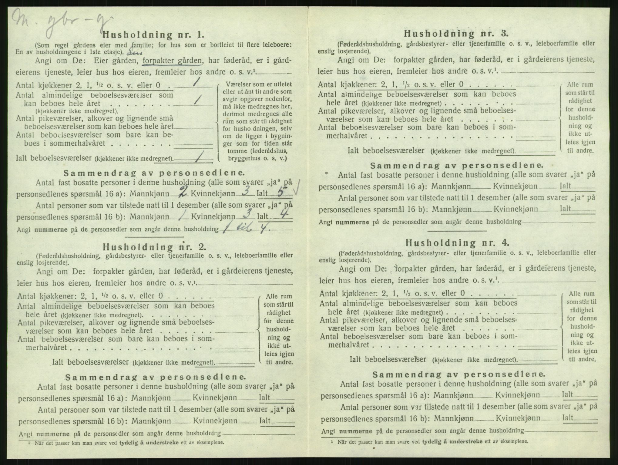 SAT, Folketelling 1920 for 1833 Mo herred, 1920, s. 1161