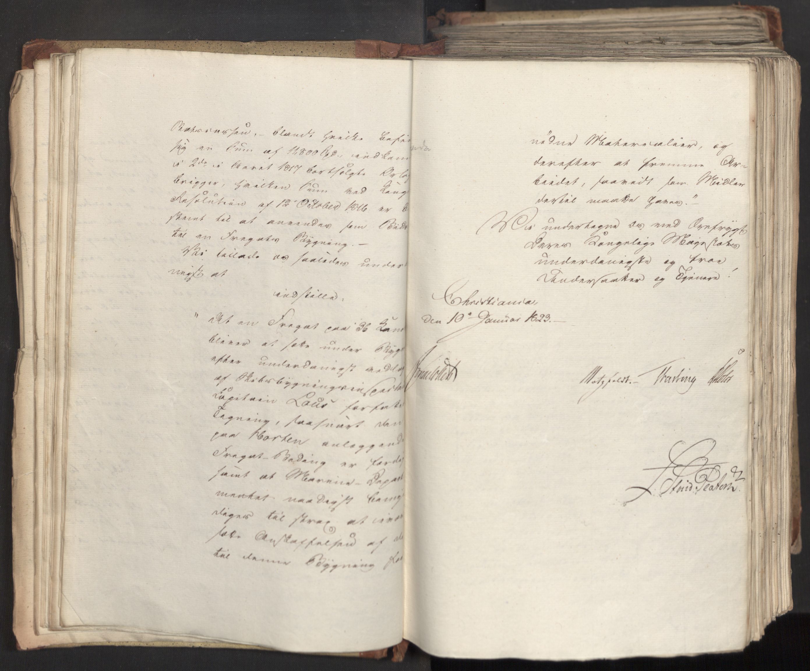Statsrådsavdelingen i Stockholm, AV/RA-S-1003/D/Da/L0033: Regjeringsinnstillinger nr. 1-274, 1823, s. 36