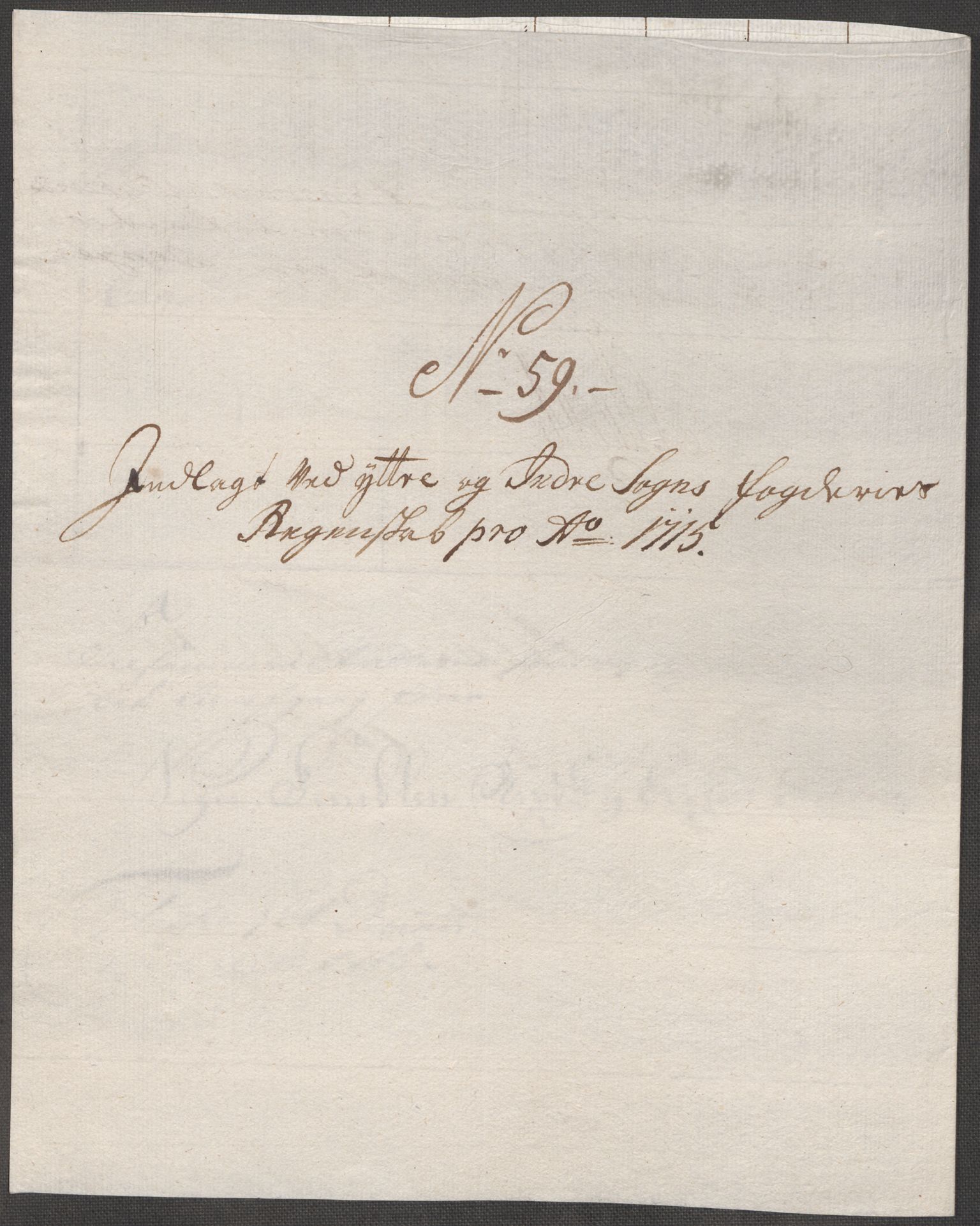 Rentekammeret inntil 1814, Reviderte regnskaper, Fogderegnskap, RA/EA-4092/R52/L3320: Fogderegnskap Sogn, 1715-1716, s. 279