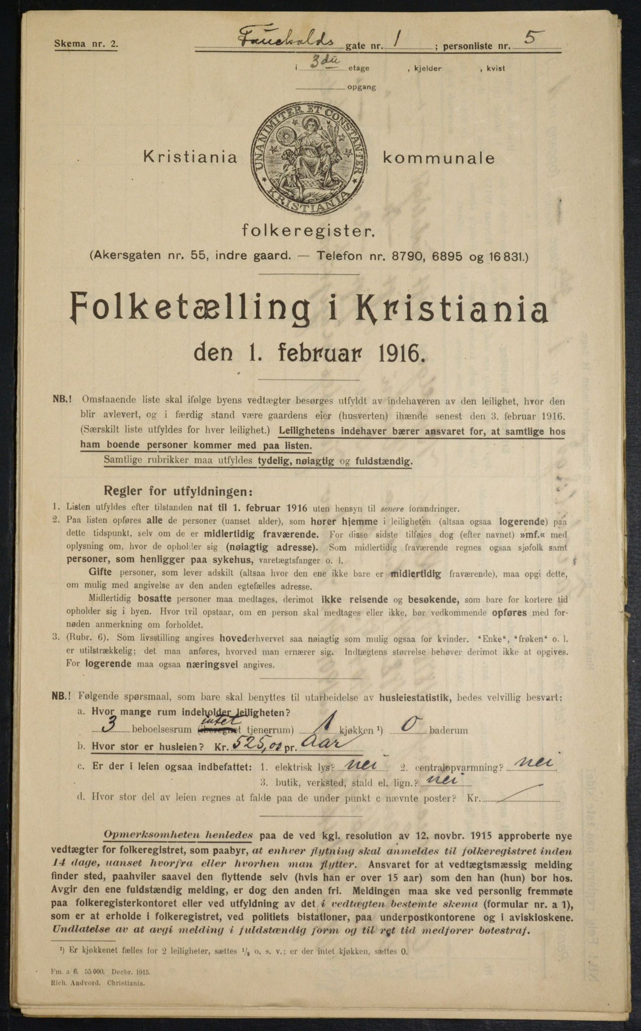 OBA, Kommunal folketelling 1.2.1916 for Kristiania, 1916, s. 24059