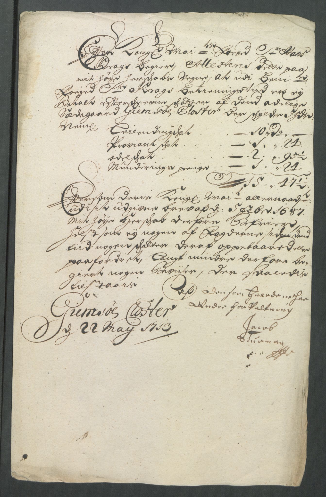 Rentekammeret inntil 1814, Reviderte regnskaper, Fogderegnskap, AV/RA-EA-4092/R36/L2123: Fogderegnskap Øvre og Nedre Telemark og Bamble, 1712, s. 294