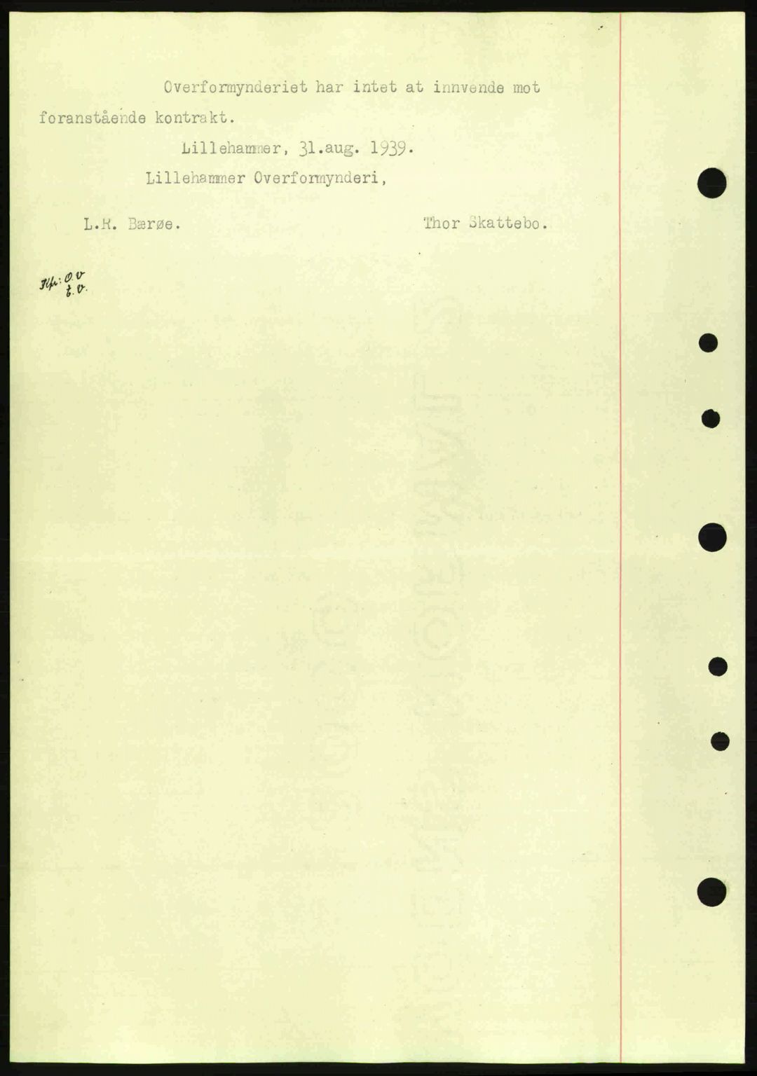 Sør-Gudbrandsdal tingrett, SAH/TING-004/H/Hb/Hbe/L0001: Pantebok nr. B1, 1936-1939, Dagboknr: 1740/1939