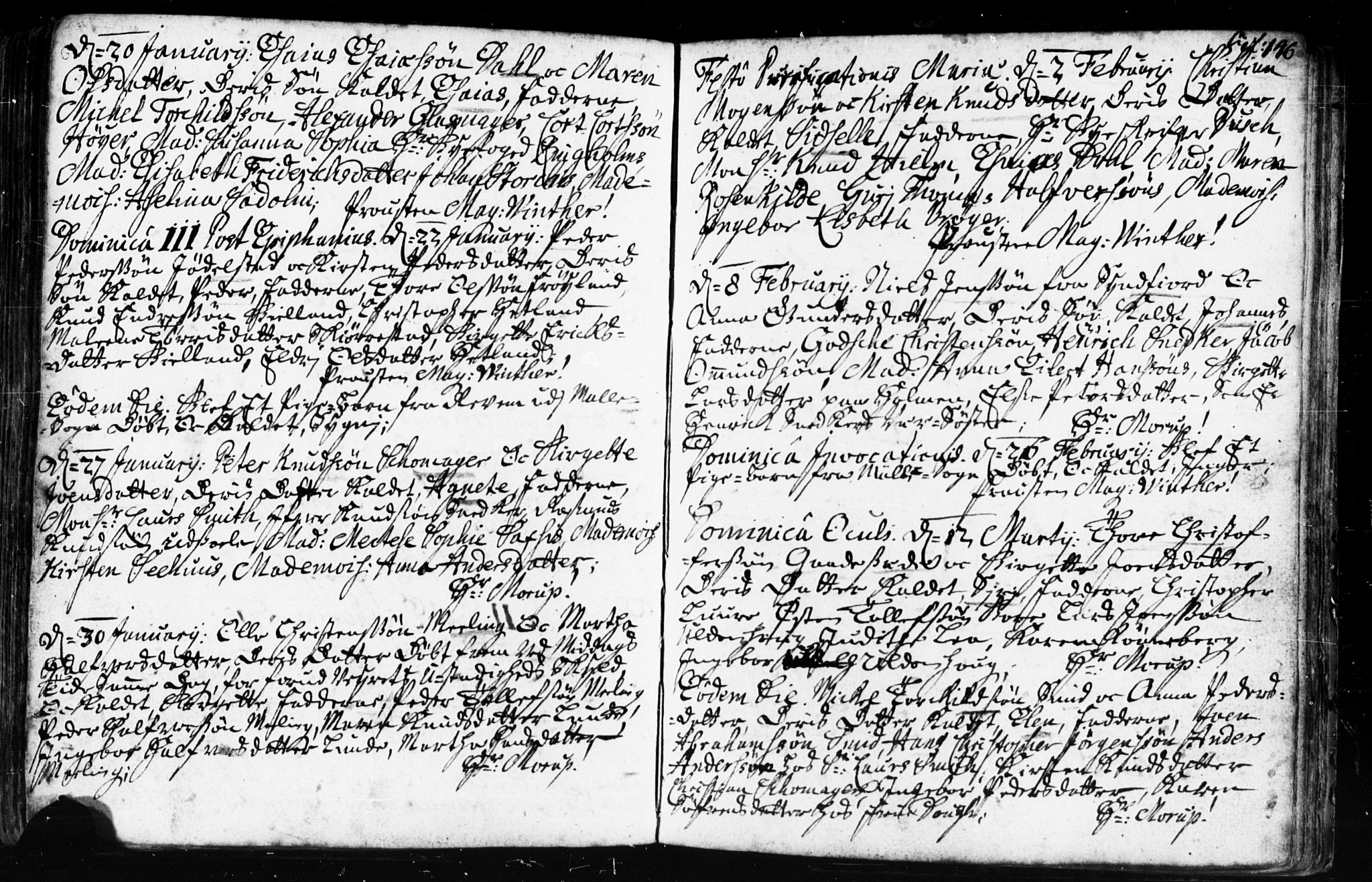 Domkirken sokneprestkontor, AV/SAST-A-101812/001/30/30BB/L0002: Klokkerbok nr. B 2, 1714-1733, s. 146