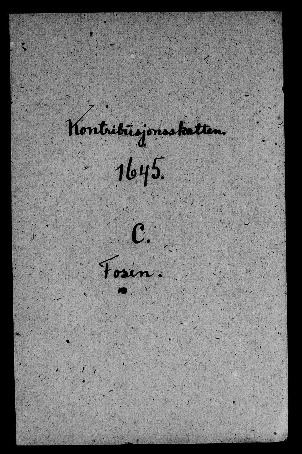 Rentekammeret inntil 1814, Reviderte regnskaper, Lensregnskaper, AV/RA-EA-5023/R/Rb/Rbw/L0084: Trondheim len, 1645